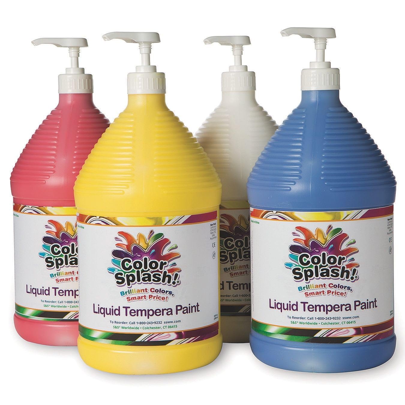 Set De Pintura Al Temple Líquido Color Splash! Un Galón (juego De 4) - Venta Internacional.