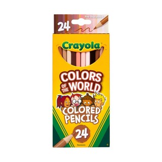 Foto 1 | Lápices De Colores Crayola Color Of The World, 3 Mm, 24 Unidades - Venta Internacional.