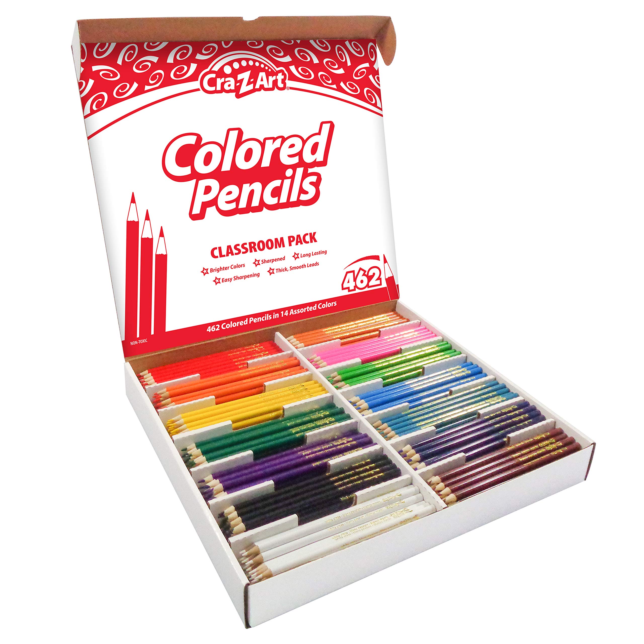 Foto 2 pulgar | Lápices De Colores Cra-z-art Bulk Class Pack 462 Unidades, 14 Colores - Venta Internacional.