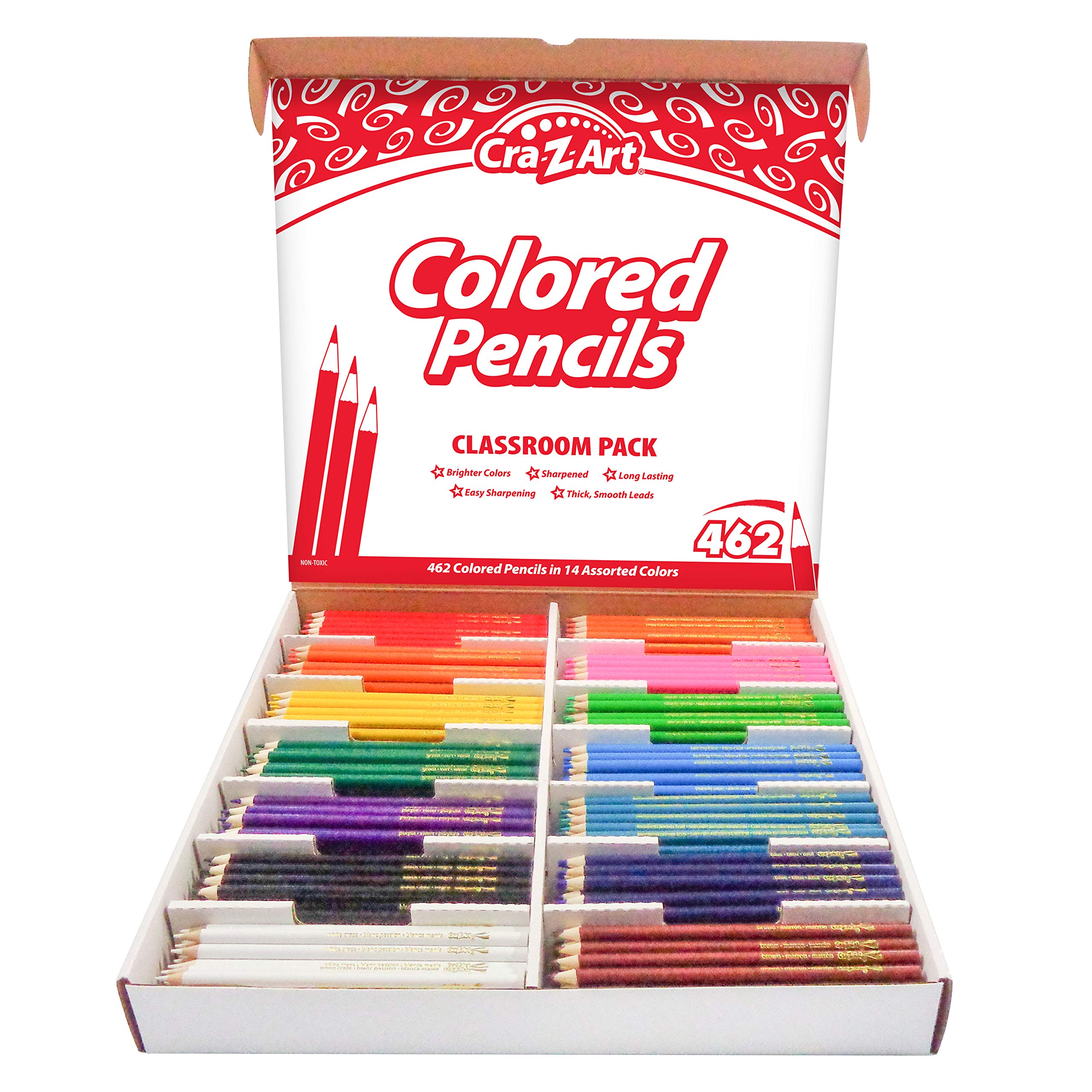 Foto 3 pulgar | Lápices De Colores Cra-z-art Bulk Class Pack 462 Unidades, 14 Colores - Venta Internacional.