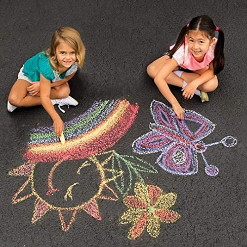 Foto 3 pulgar | Caja Gigante Sidewalk Chalk S&s Worldwide, 126 Unidades, 9 Colores - Venta Internacional.