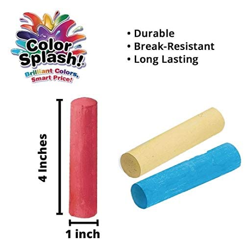 Foto 4 pulgar | Caja Gigante Sidewalk Chalk S&s Worldwide, 126 Unidades, 9 Colores - Venta Internacional.