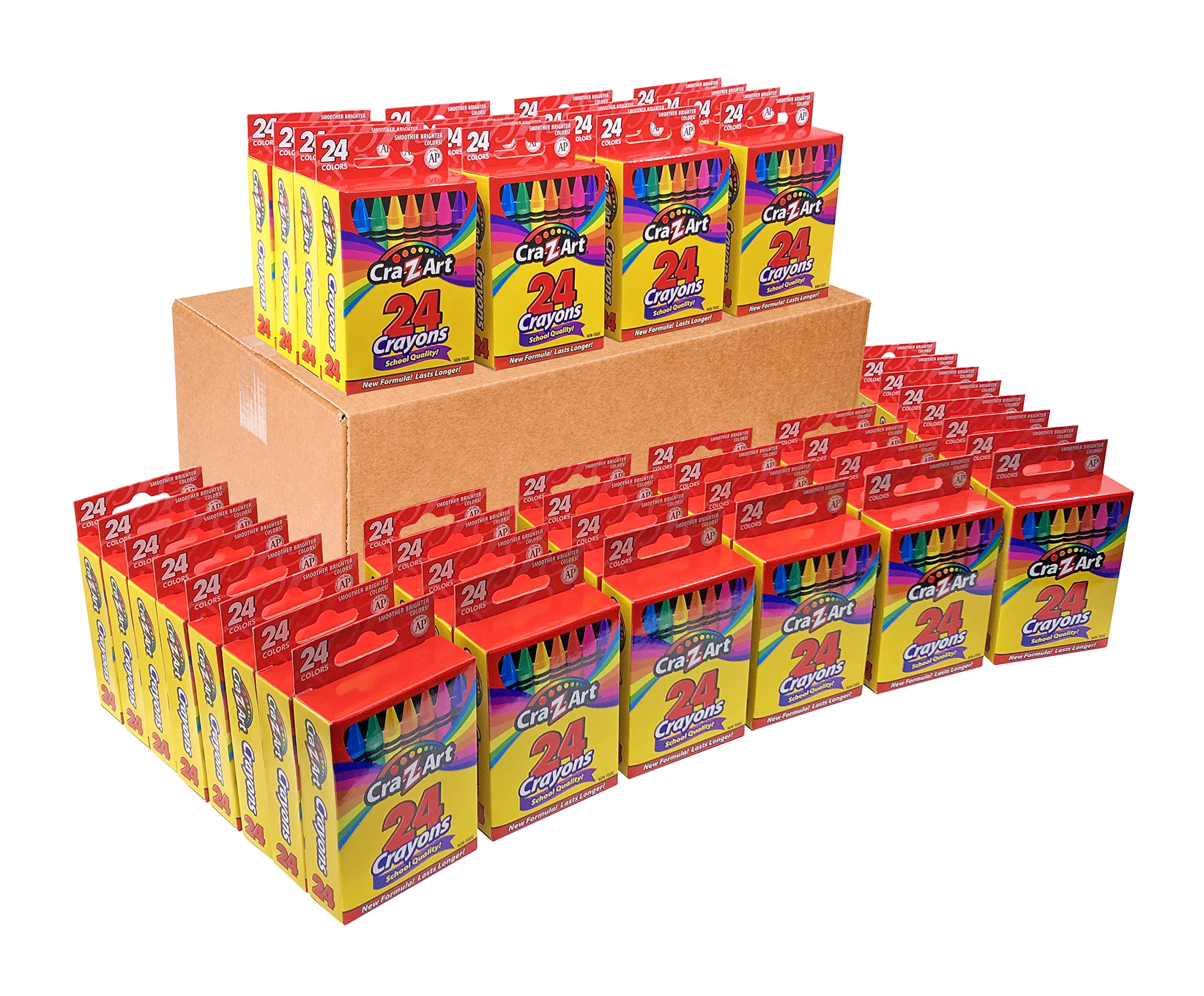 Foto 2 pulgar | Crayons Cra-z-art, Paquete A Granel, 24 Unidades X 48 Cajas Individuales - Venta Internacional.