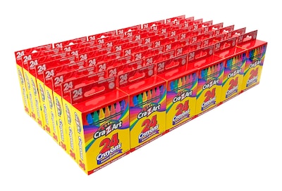 Foto 3 | Crayons Cra-z-art, Paquete A Granel, 24 Unidades X 48 Cajas Individuales - Venta Internacional.
