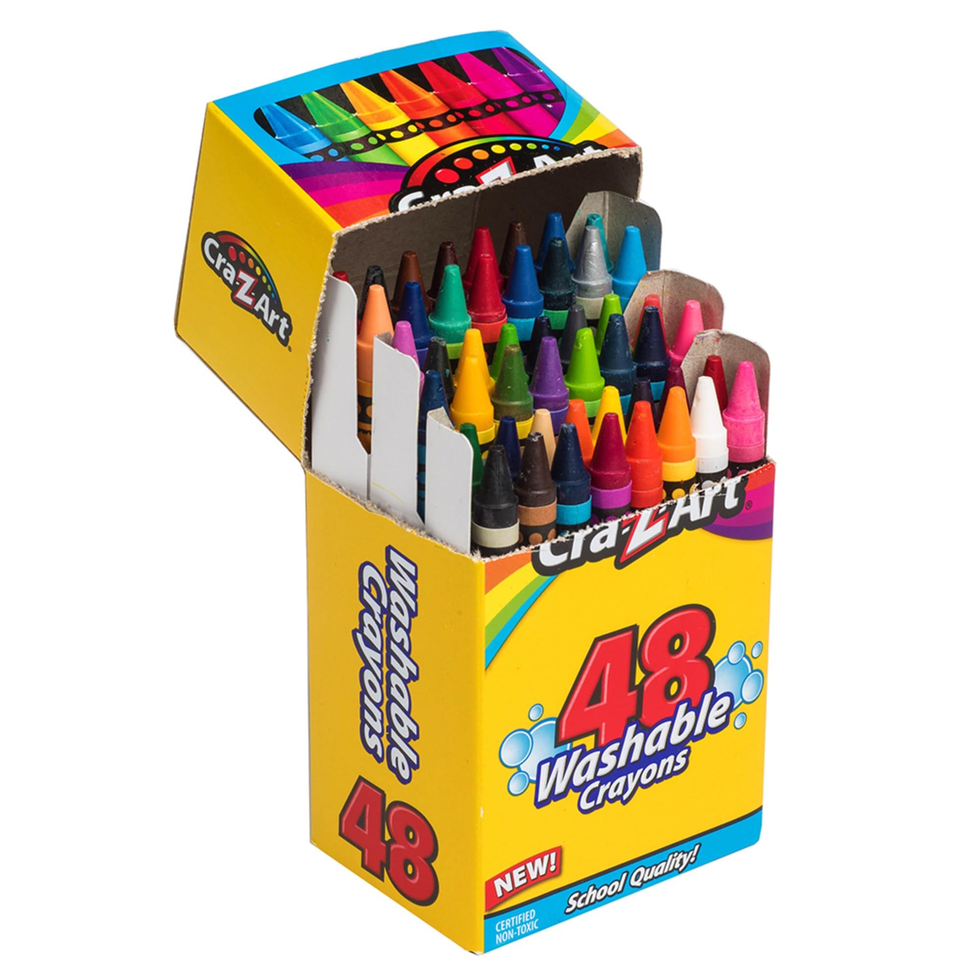 Foto 3 | Crayones Cra-z-art, Lavables, Clásicos, Varios Colores, Paquete De 48 - Venta Internacional.