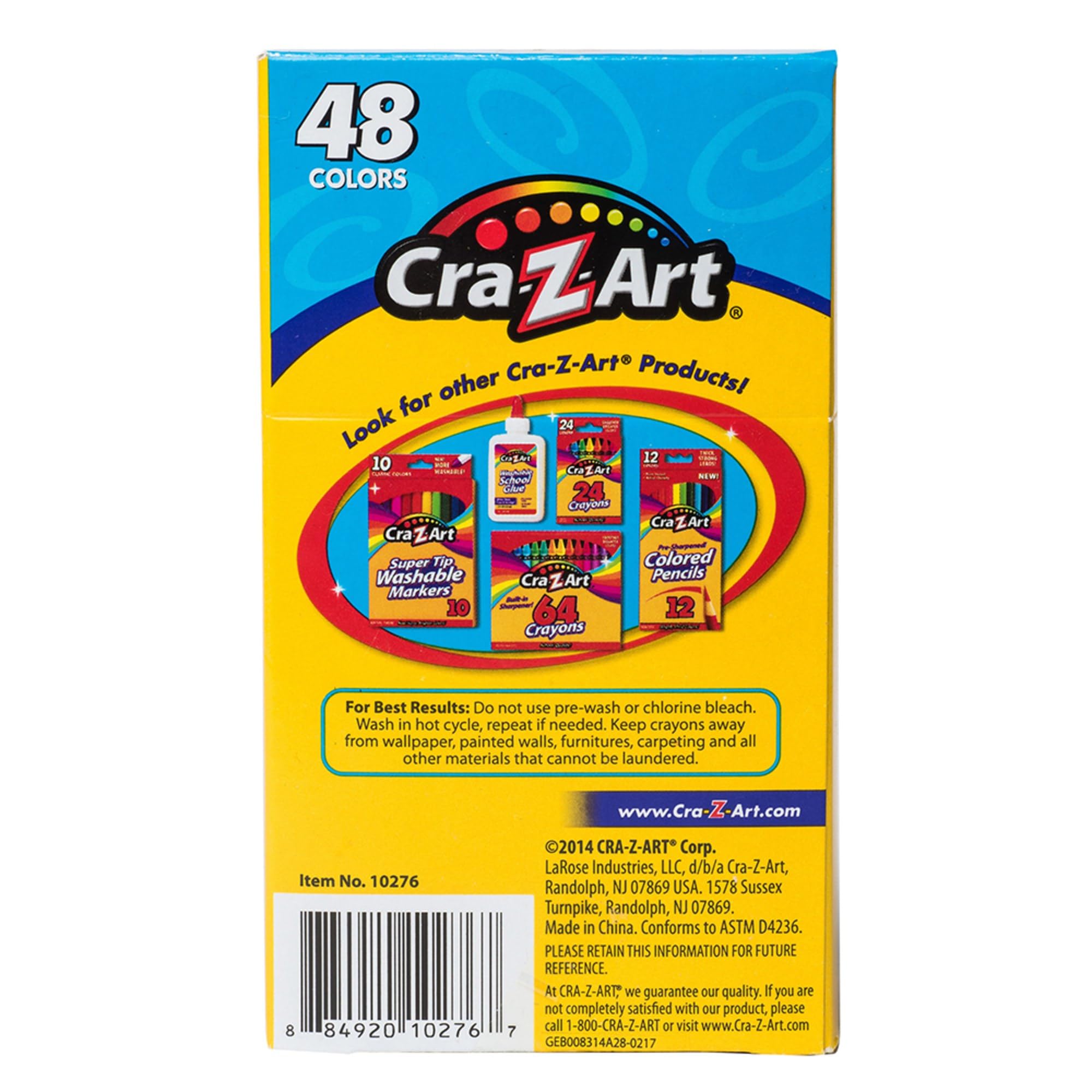 Foto 5 | Crayones Cra-z-art, Lavables, Clásicos, Varios Colores, Paquete De 48 - Venta Internacional.