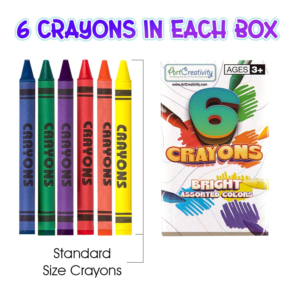 Foto 4 pulgar | Juego A Granel De Crayons Artcreativity, 200 Paquetes De 6 Unidades, Para Niños - Venta Internacional.