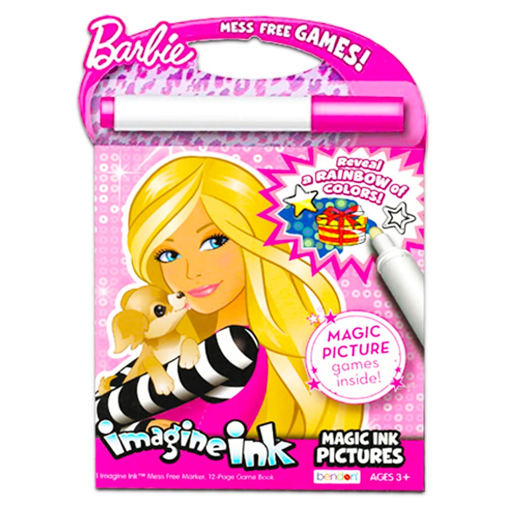 Foto 5 pulgar | Juego De Libros Para Colorear Activity Super Set Barbie Con Pintura Y Tinta - Venta Internacional.
