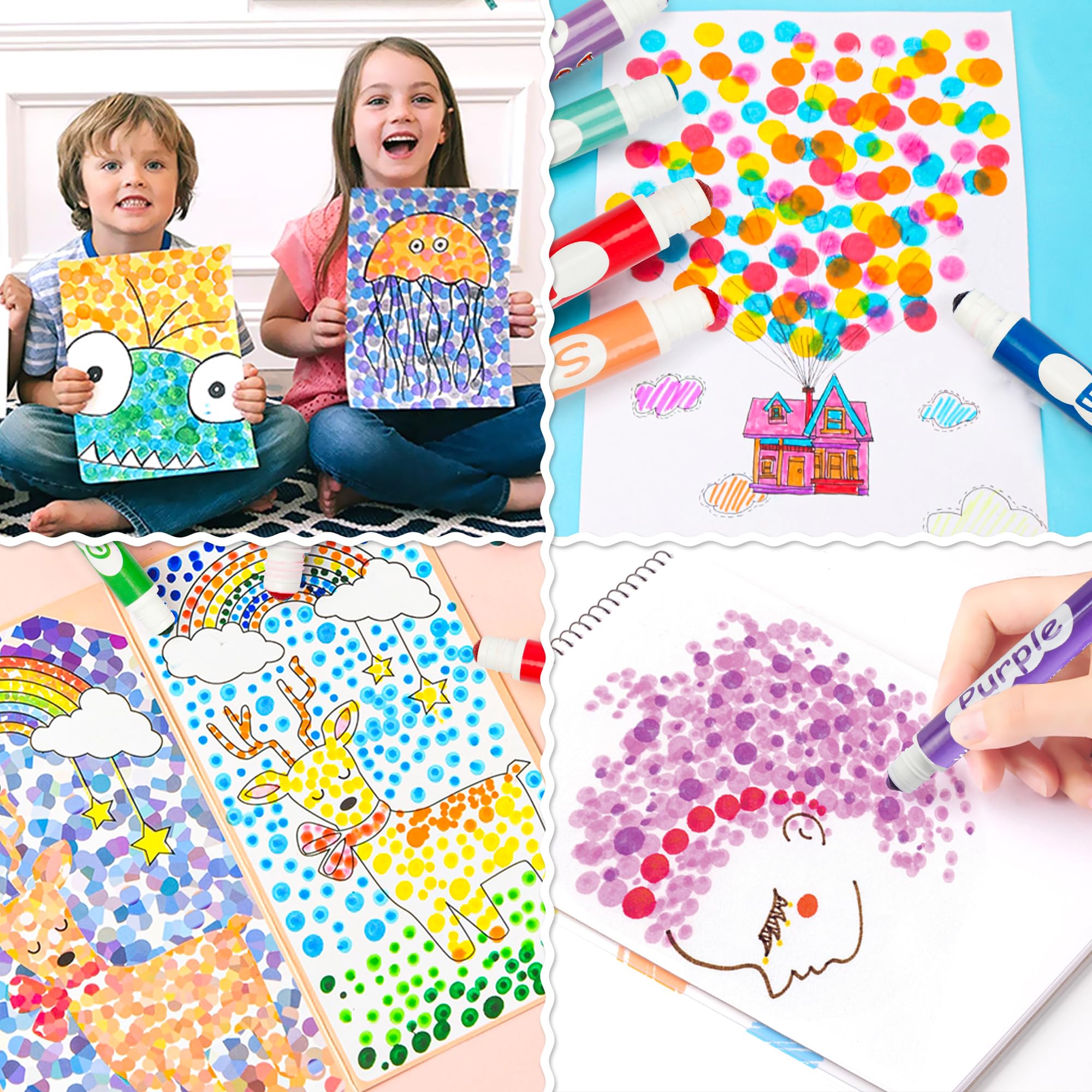 Foto 8 pulgar | Marcadores De Puntos Shuttle Art, 20 Colores, Lavables Para Niños Pequeños - Venta Internacional.