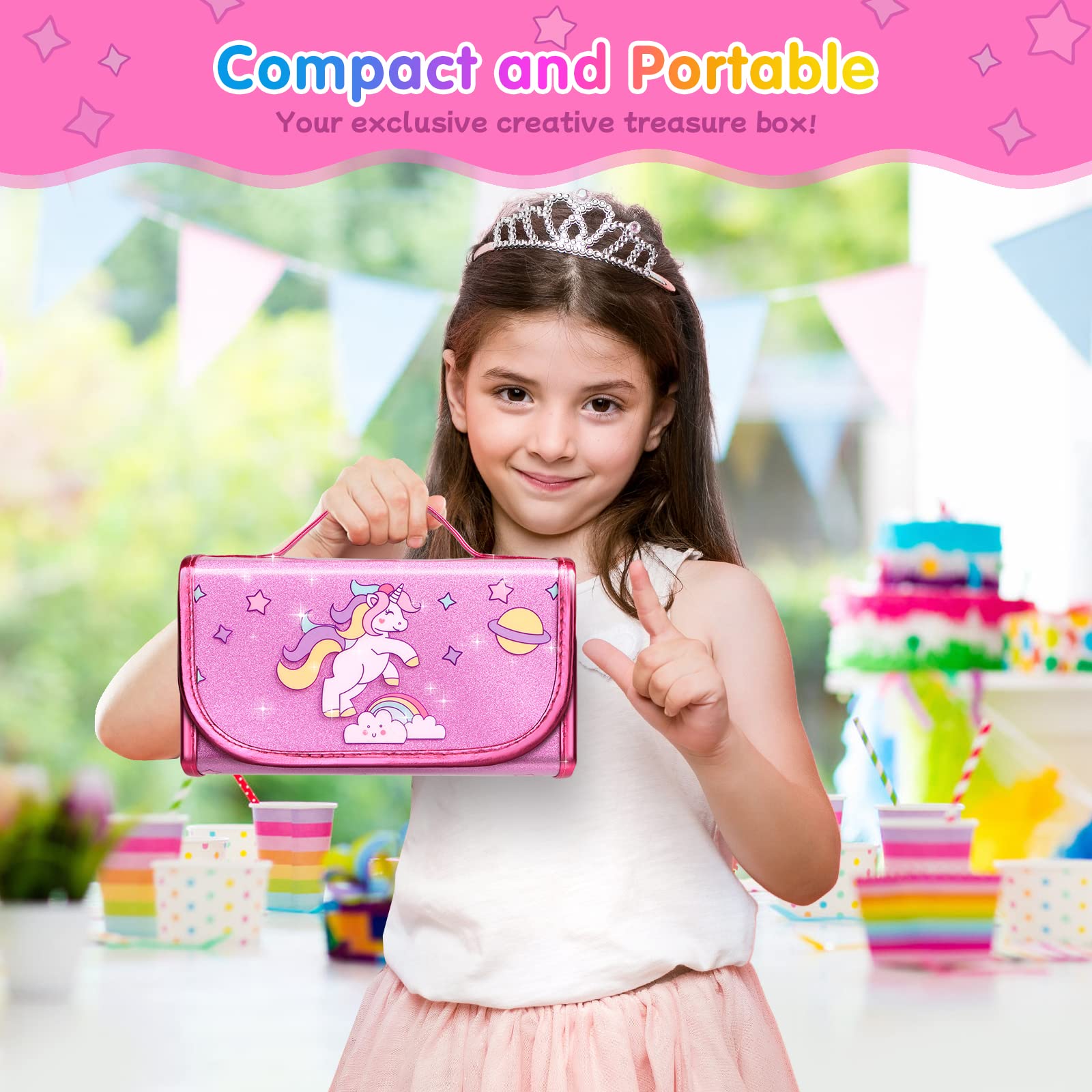 Foto 8 pulgar | Juego De Rotuladores Beefunni Unicorn, Lavable, 48 Unidades, Con Estuche Para Lápices - Venta Internacional.