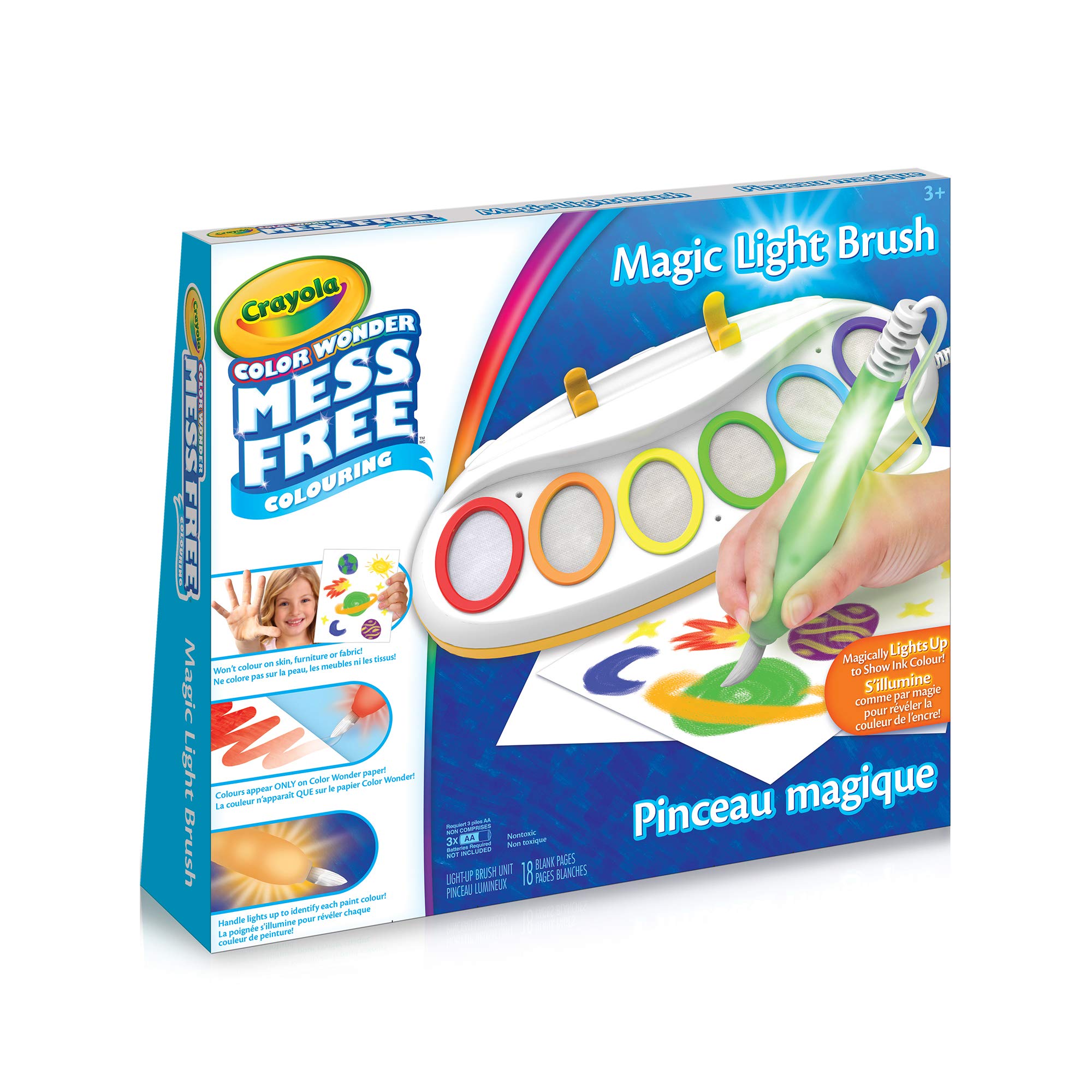 Foto 1 | Set de Pintura Crayola color Wonder Magic Light Brush Free - Venta Internacional