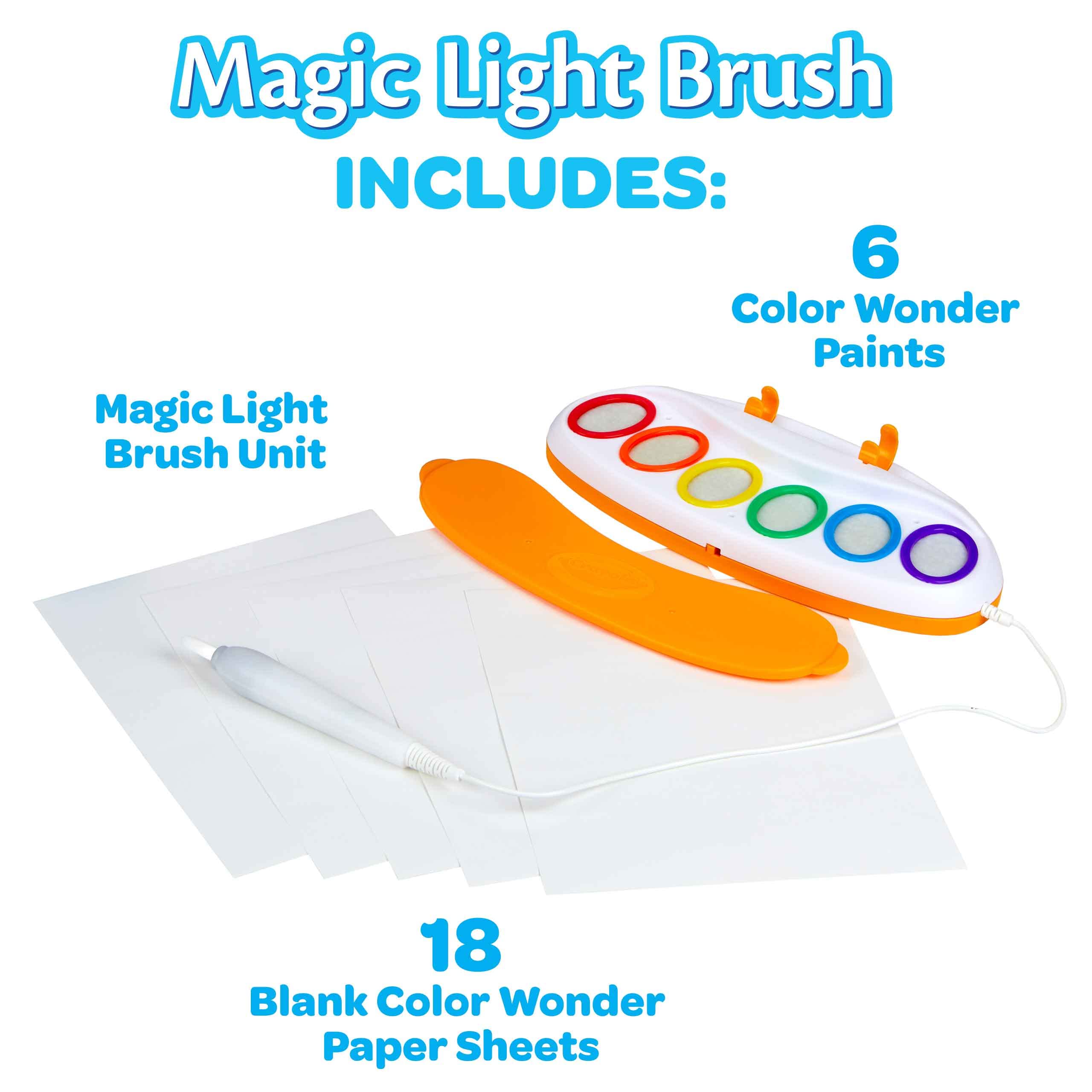 Foto 2 | Set de Pintura Crayola color Wonder Magic Light Brush Free - Venta Internacional