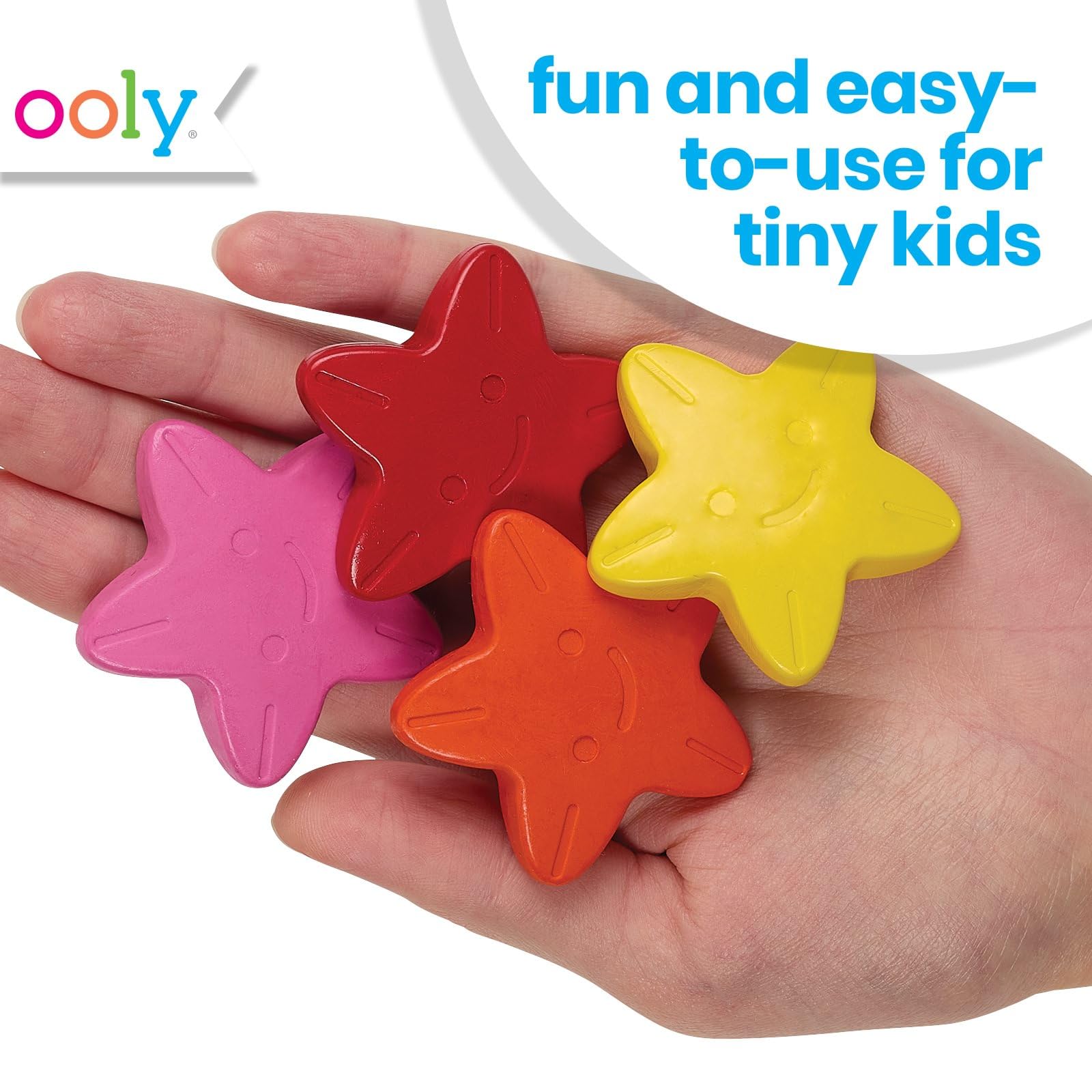 Foto 2 | Lápices De Colores Oly Stars Of The Sea Con Forma De Estrella Para Niños Pequeños [set]  - Venta Internacional.