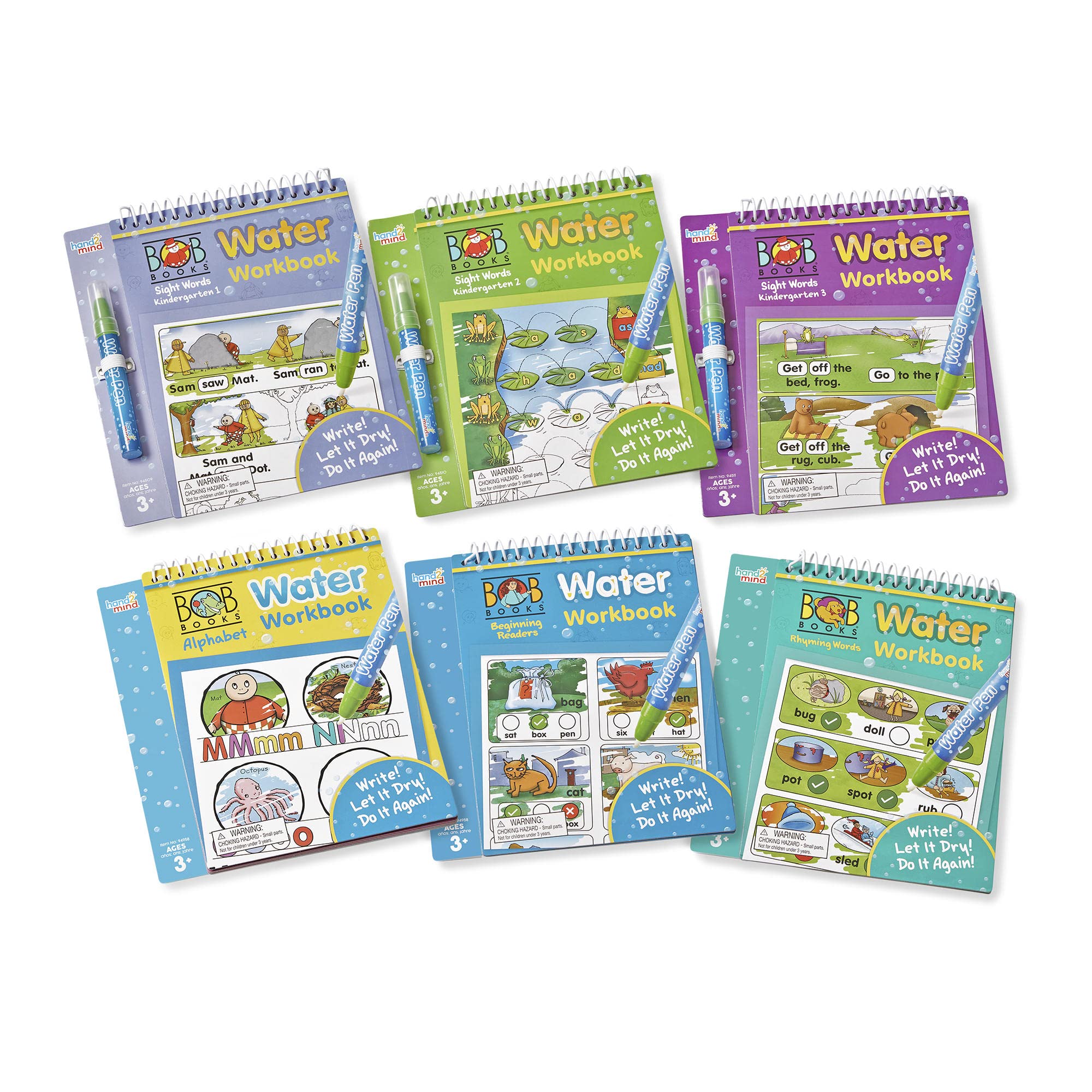 Foto 2 pulgar | Set De Cuadernos Sobre El Agua Hand2mind Bob Books Reading Readiness - Venta Internacional.