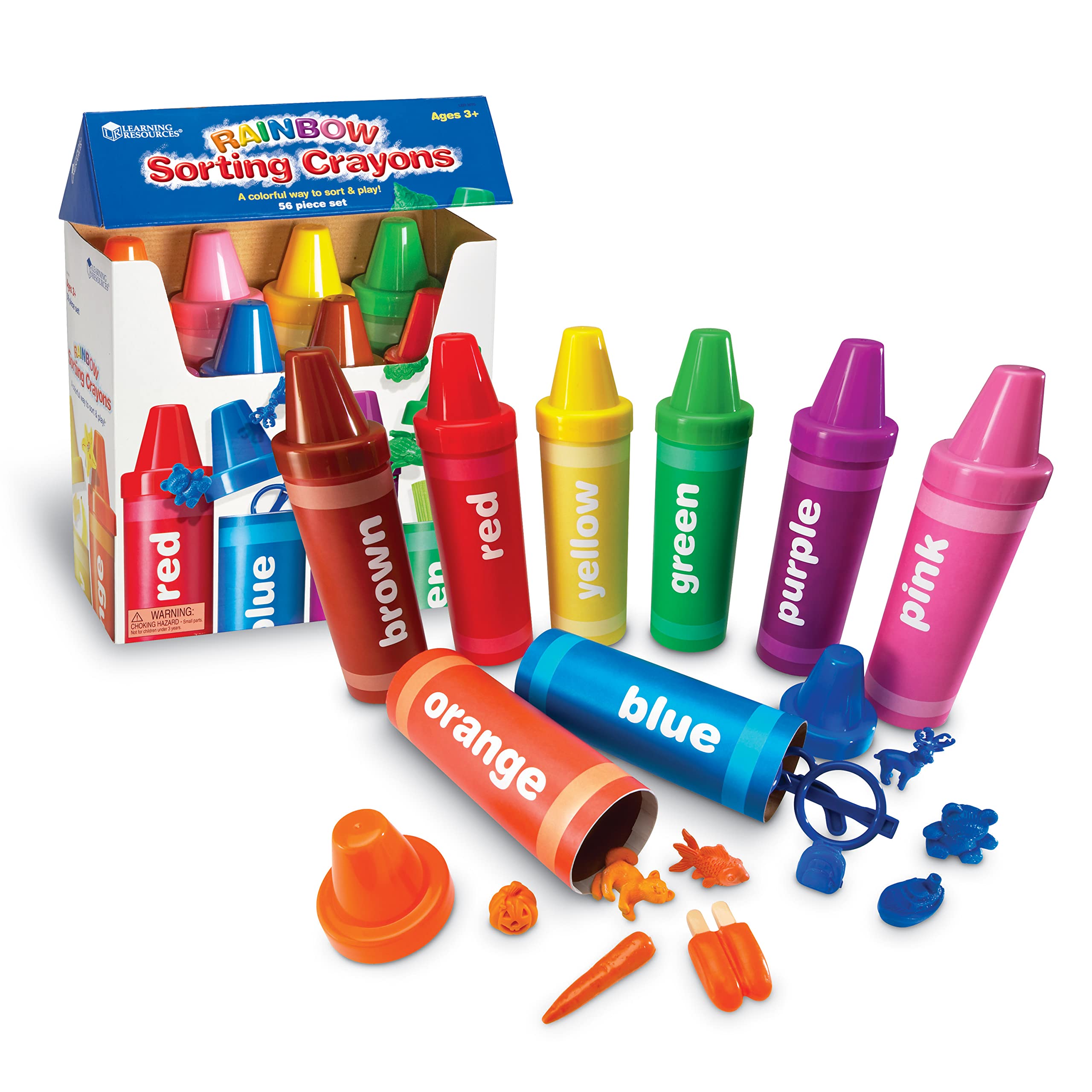 Foto 2 pulgar | Lápices De Colores Para Clasificar Arcoíris De Toy Learning Resources, 56 Piezas, Más De 3 - Venta Internacional.