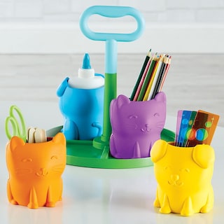 Foto 2 | Organizador De Materiales De Arte, Recursos De Aprendizaje, Centro Infantil Para Mascotas, 6 Piezas - Venta Internacio