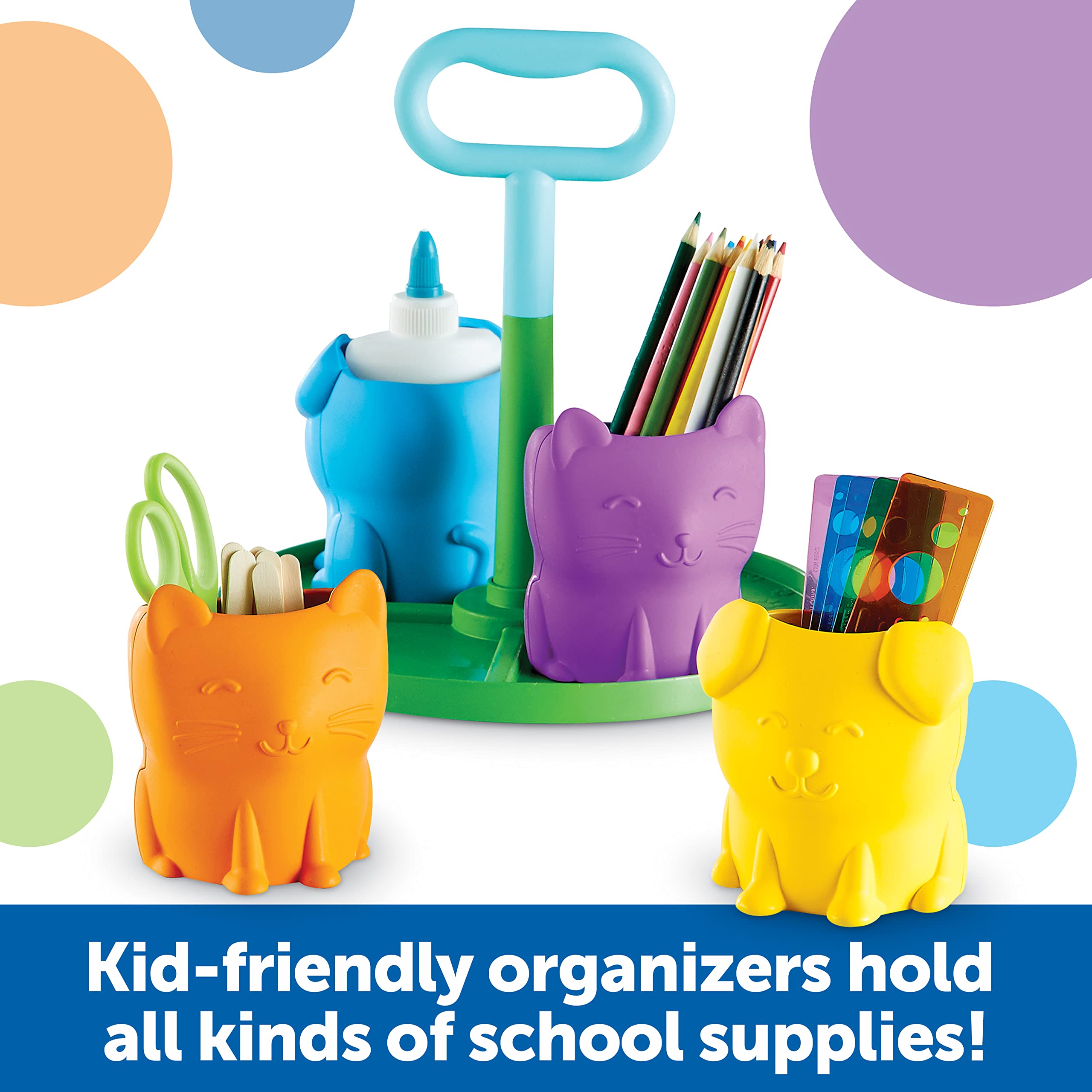 Foto 4 pulgar | Organizador De Materiales De Arte, Recursos De Aprendizaje, Centro Infantil Para Mascotas, 6 Piezas - Venta Internacio
