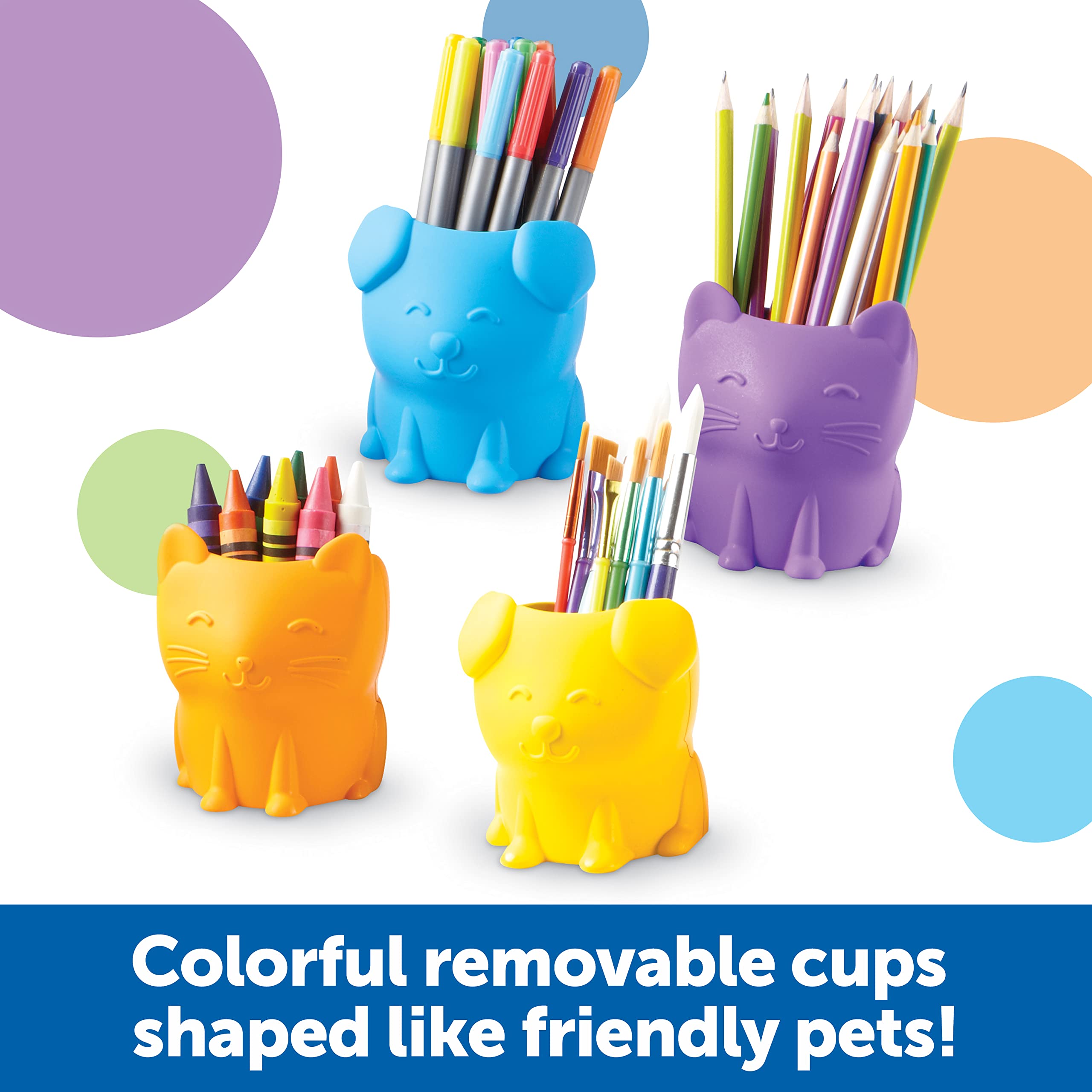 Foto 5 pulgar | Organizador De Materiales De Arte, Recursos De Aprendizaje, Centro Infantil Para Mascotas, 6 Piezas - Venta Internacio