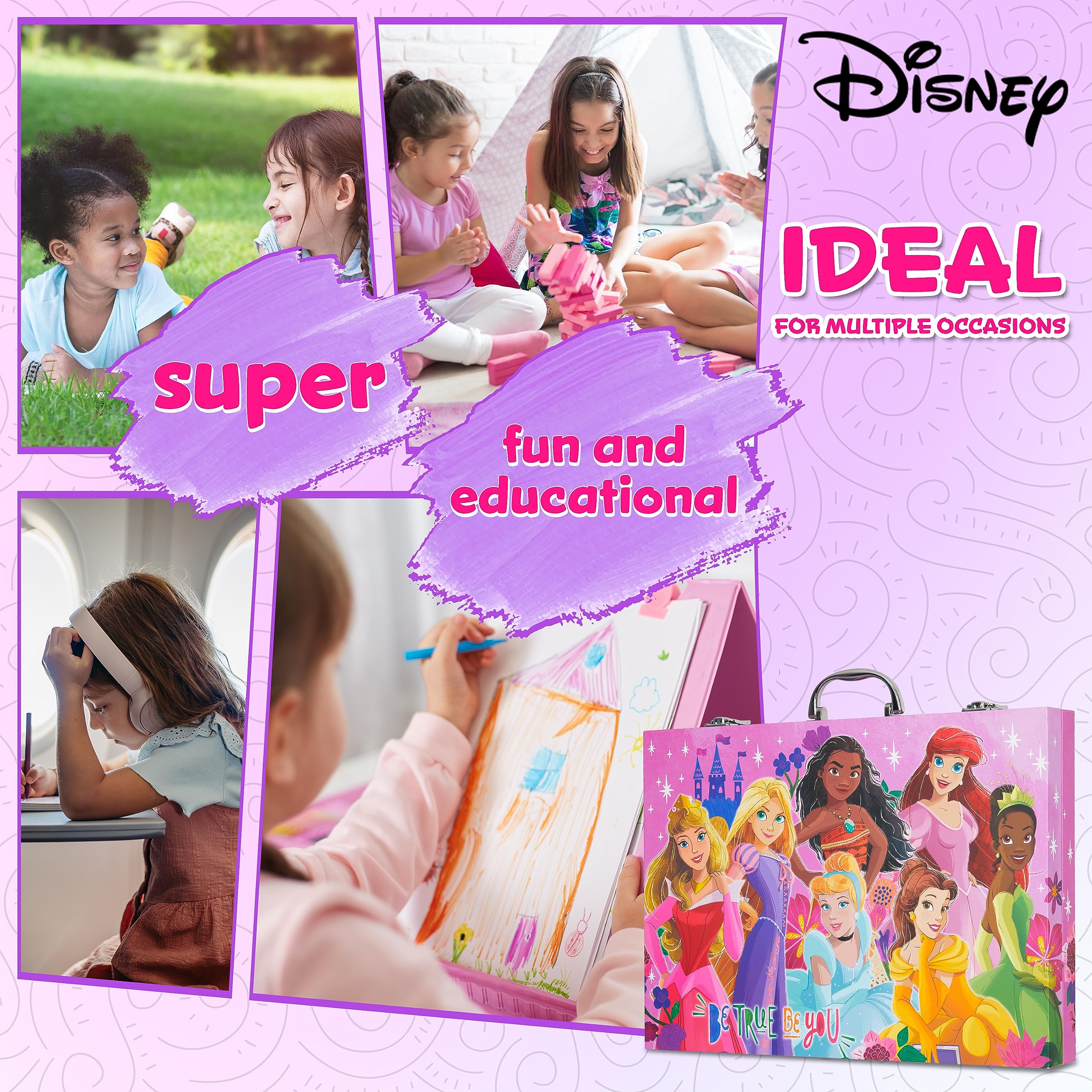 Foto 5 | Set De Arte Disney Stitch De Más De 130 Piezas Con Colores De Frozen - Venta Internacional.