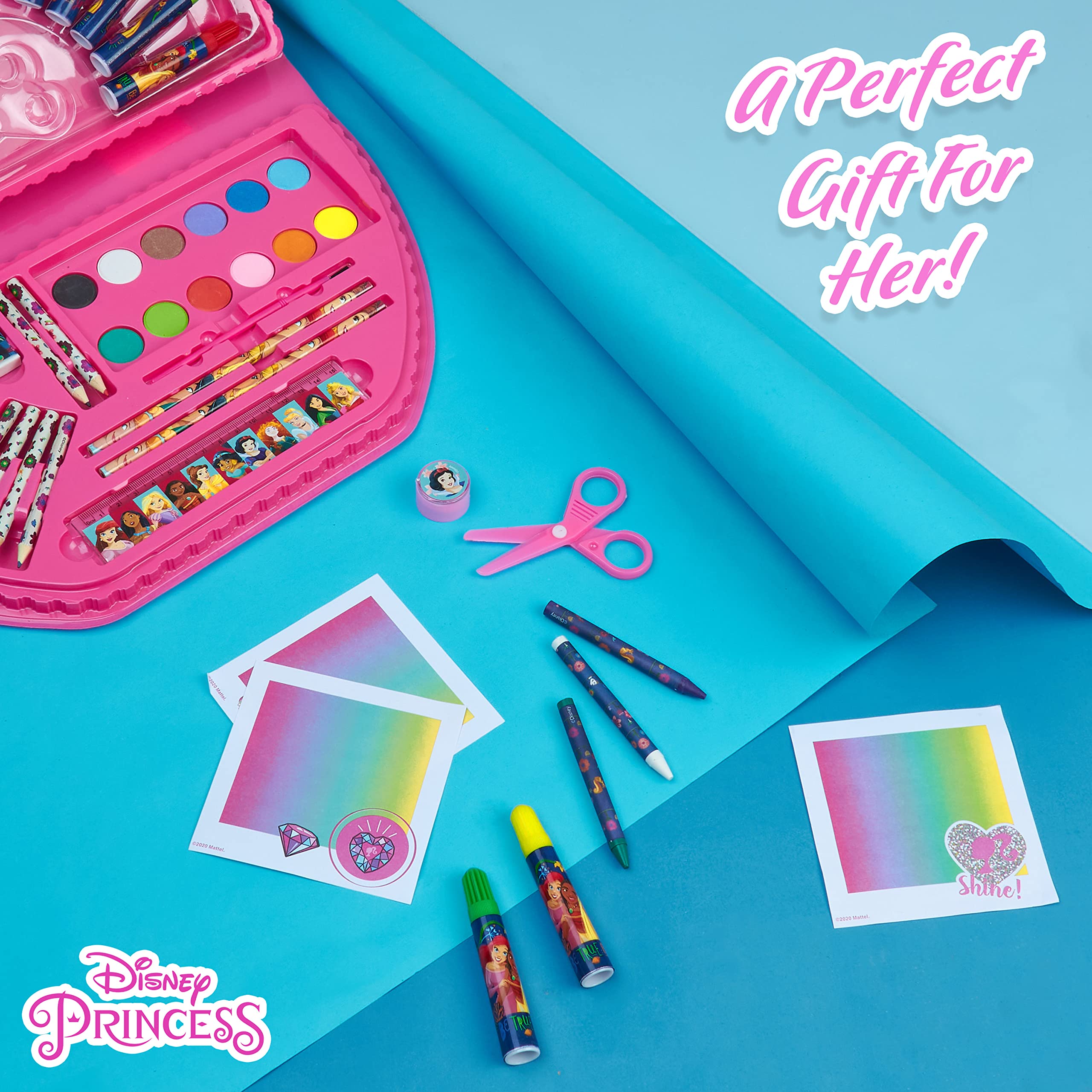 Foto 2 | Set De Arte Disney Stitch Kids De Más De 40 Piezas Con Pinturas Y Lápices - Venta Internacional.