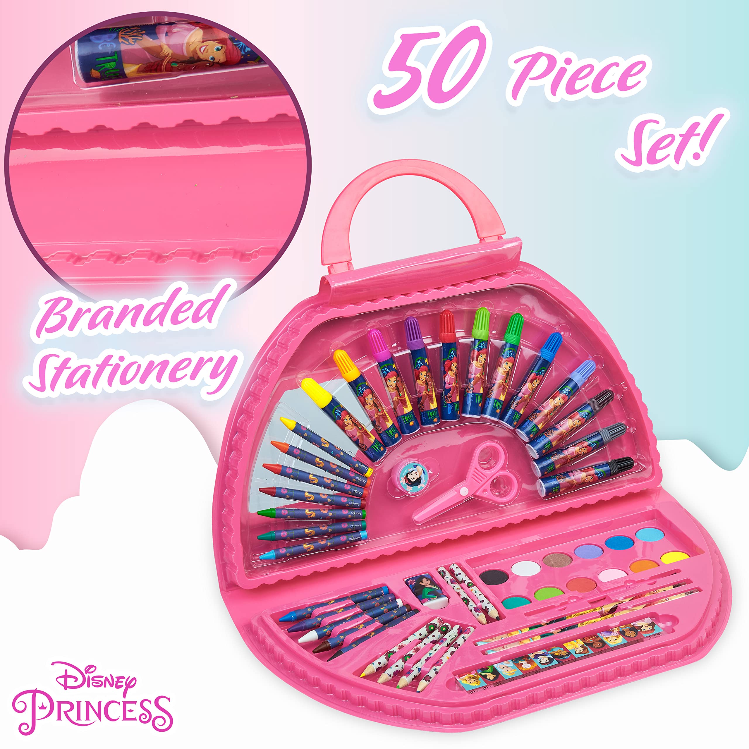 Foto 6 pulgar | Set De Arte Disney Stitch Kids De Más De 40 Piezas Con Pinturas Y Lápices - Venta Internacional.