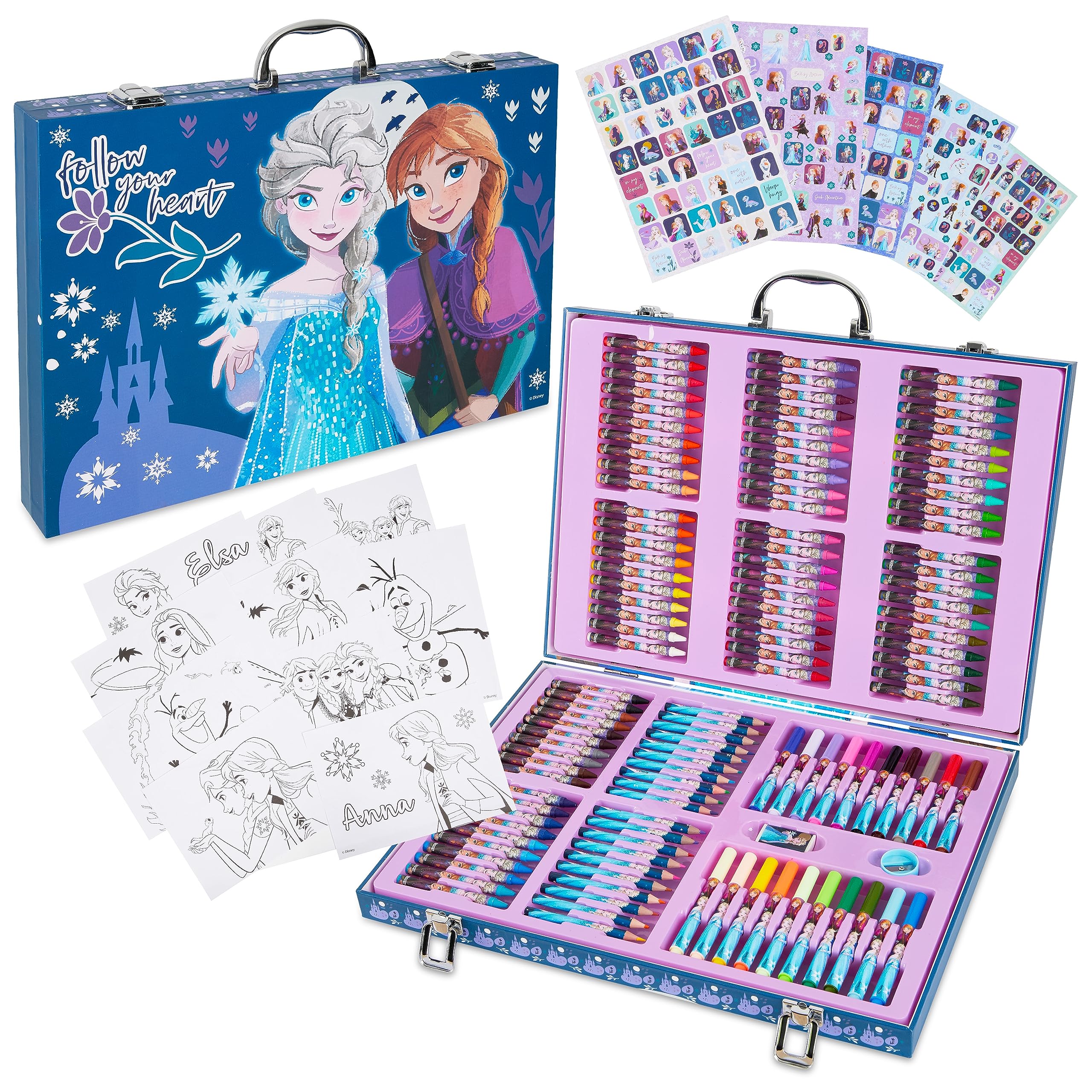 Foto 2 pulgar | Set De Arte Disney Stitch De Más De 130 Piezas Con Frozen Coloring Kids - Venta Internacional.
