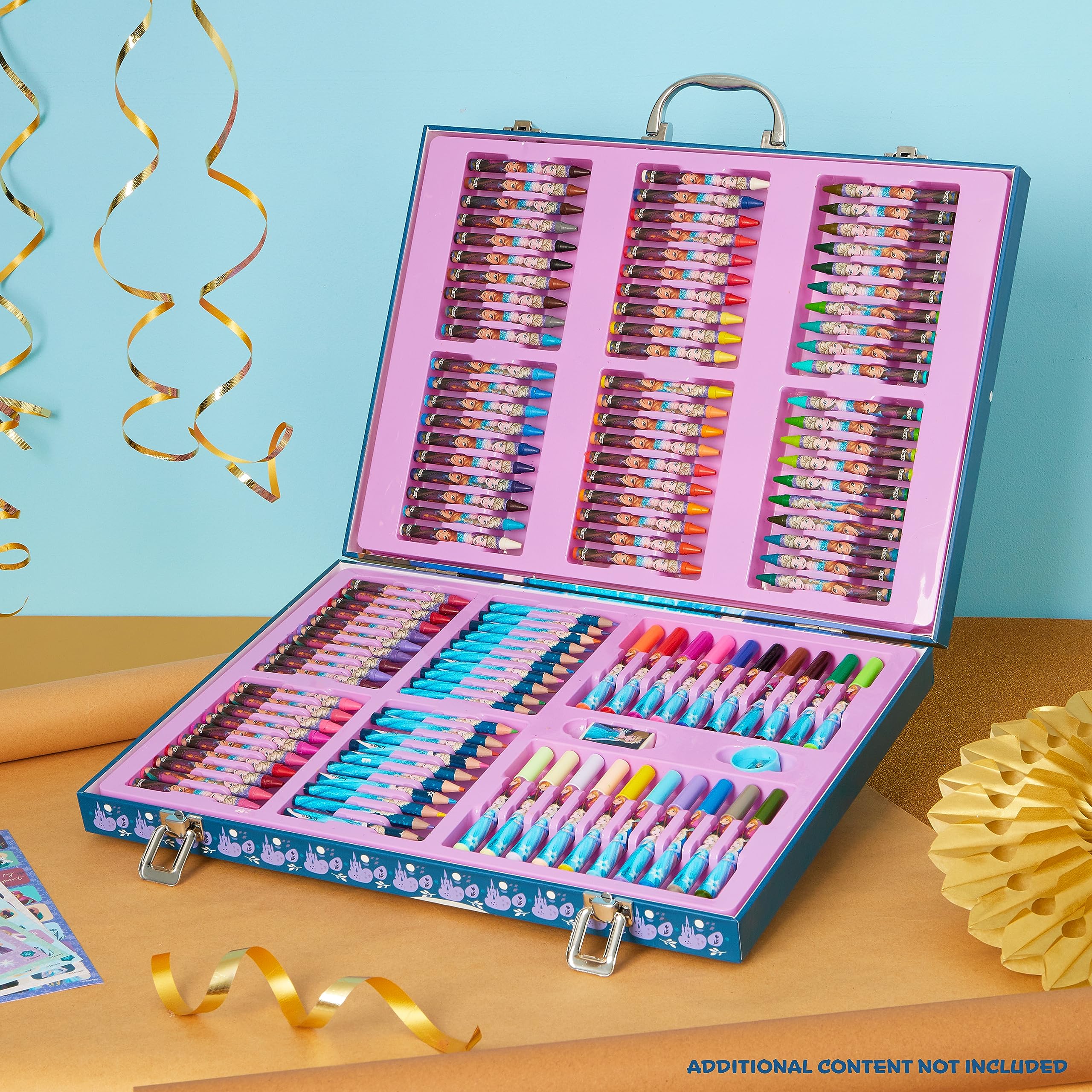 Foto 2 | Set De Arte Disney Stitch De Más De 130 Piezas Con Frozen Coloring Kids - Venta Internacional.