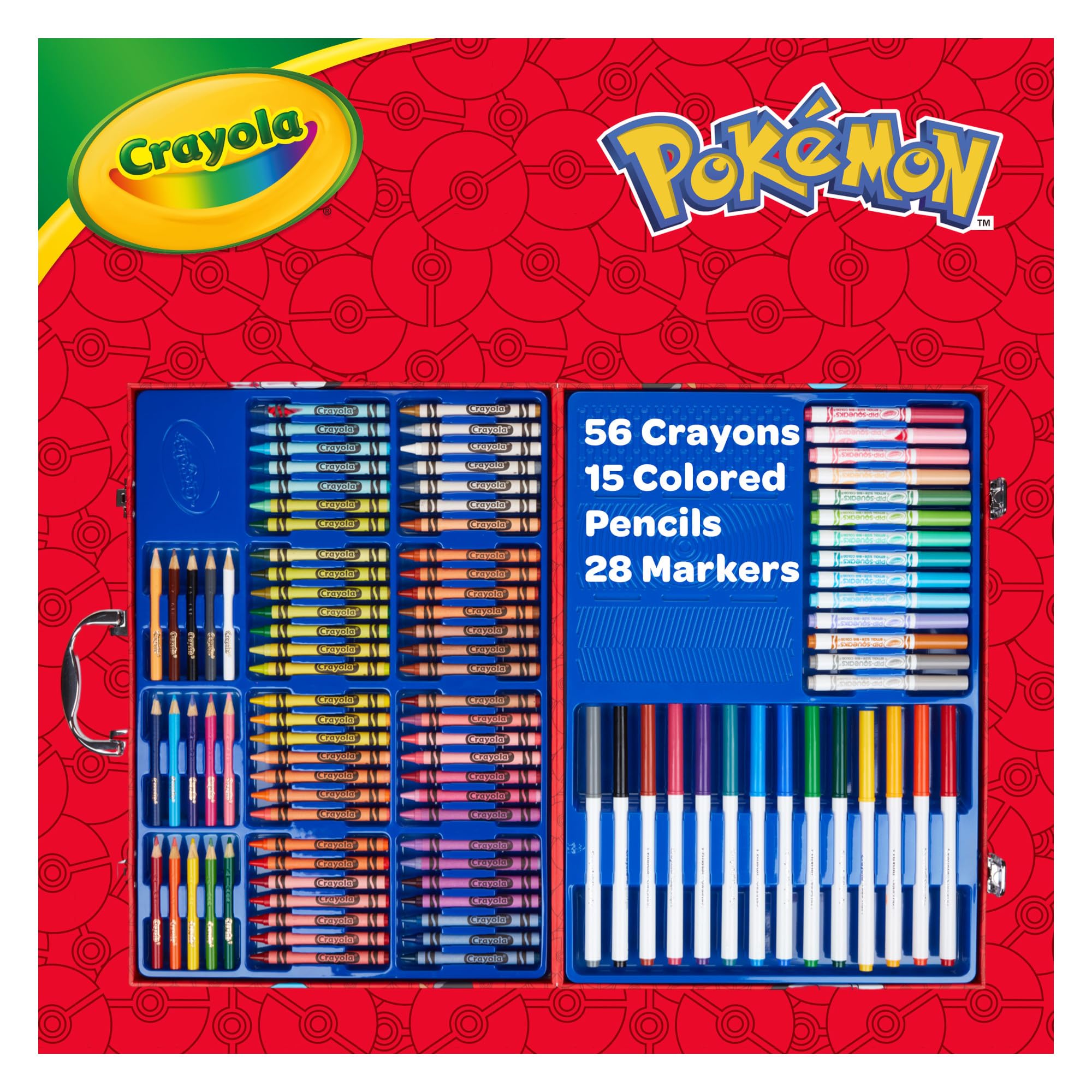 Foto 3 pulgar | Art Case Crayola Inspiration Pokémon Con 56 Crayones Y 15 Lápices - Venta Internacional.