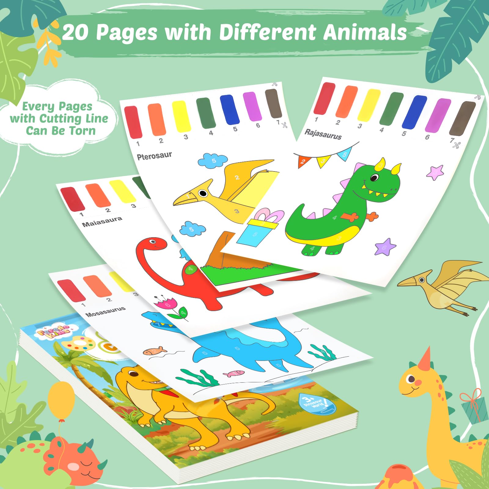Foto 4 pulgar | Libro Para Colorear Al Agua Feredo Kids, Papel Artístico Para Pintar Y Dibujar - Venta Internacional.