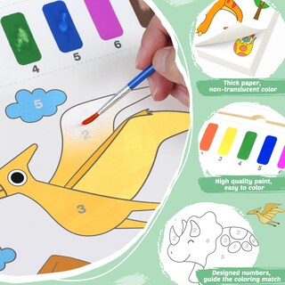 Foto 4 | Libro Para Colorear Al Agua Feredo Kids, Papel Artístico Para Pintar Y Dibujar - Venta Internacional.