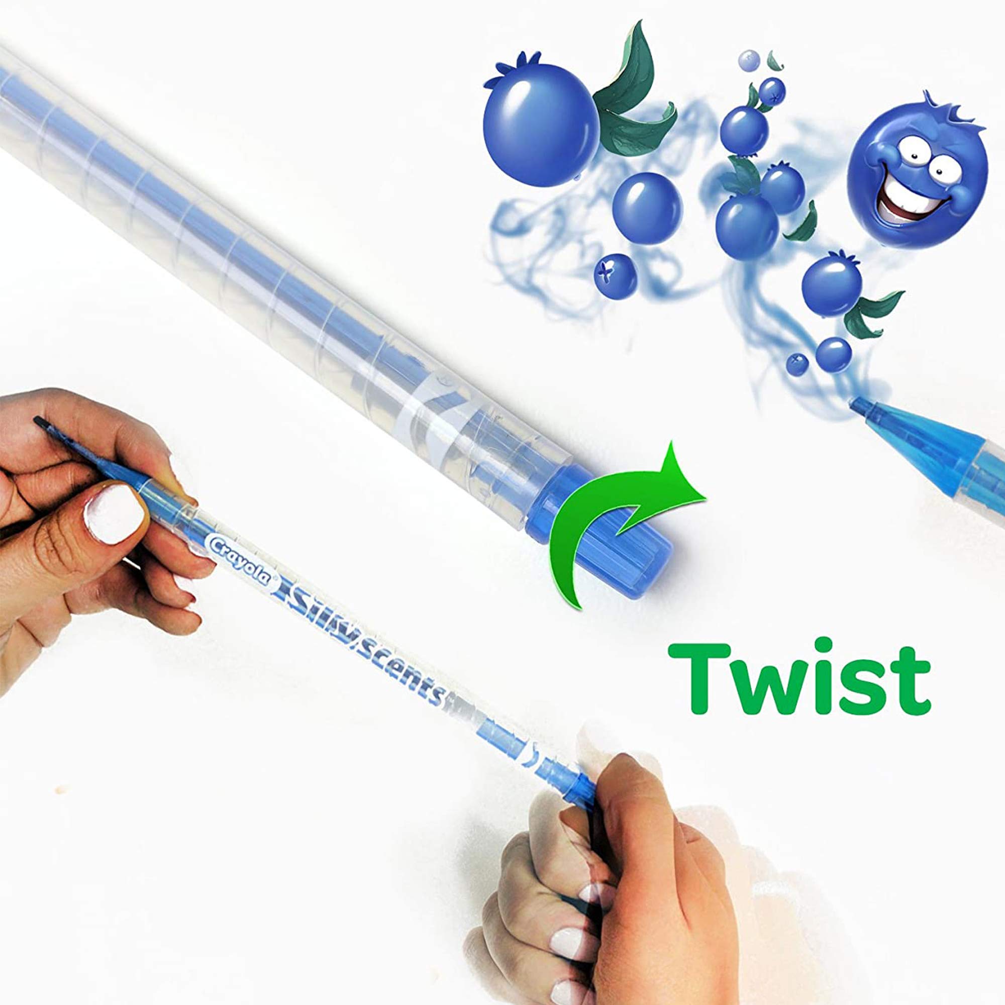 Foto 7 | Crayola Silly Scents 12 Twistables Bilingües - Venta Internacional.