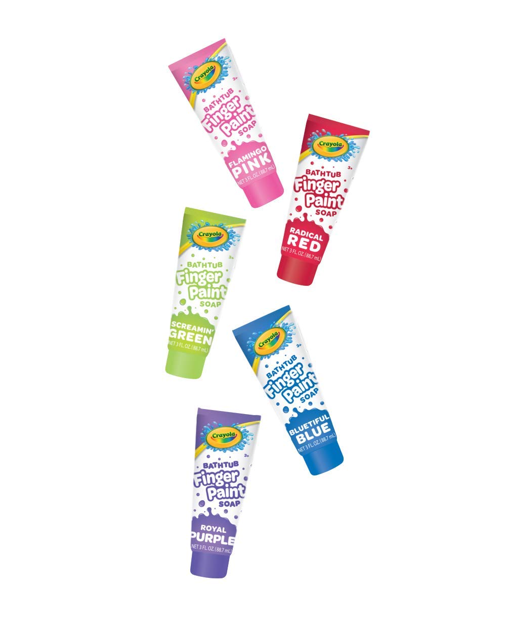 Foto 2 pulgar | Set De Pintura Para Dedos Crayola Bathtub 2018, 5 Colores, 90 Ml, Para Niños Pequeños - Venta Internacional.