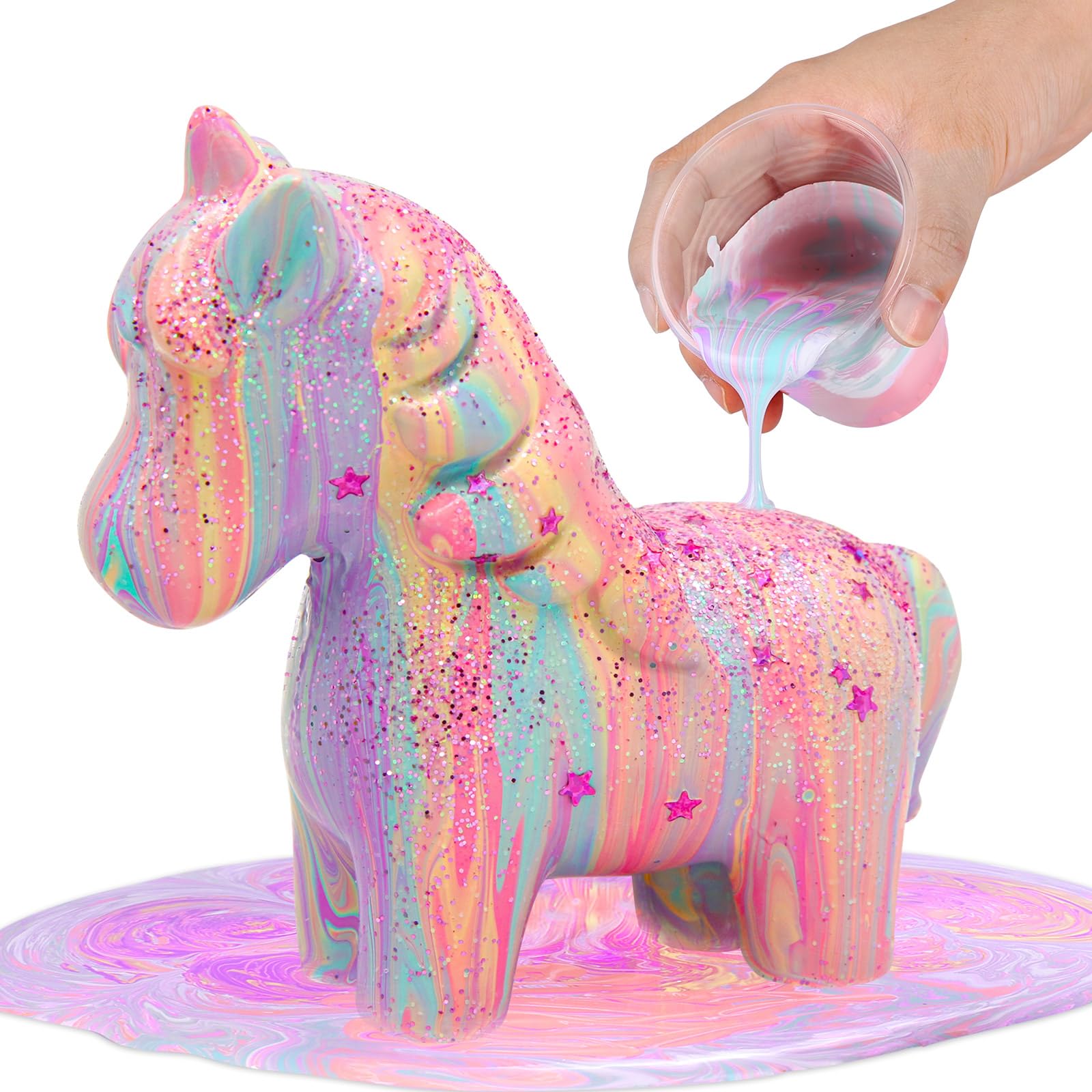 Foto 2 pulgar | Kit De Pintura Con Forma De Unicornios Laoese Para Niños De 6 A 12 Años - Venta Internacional.