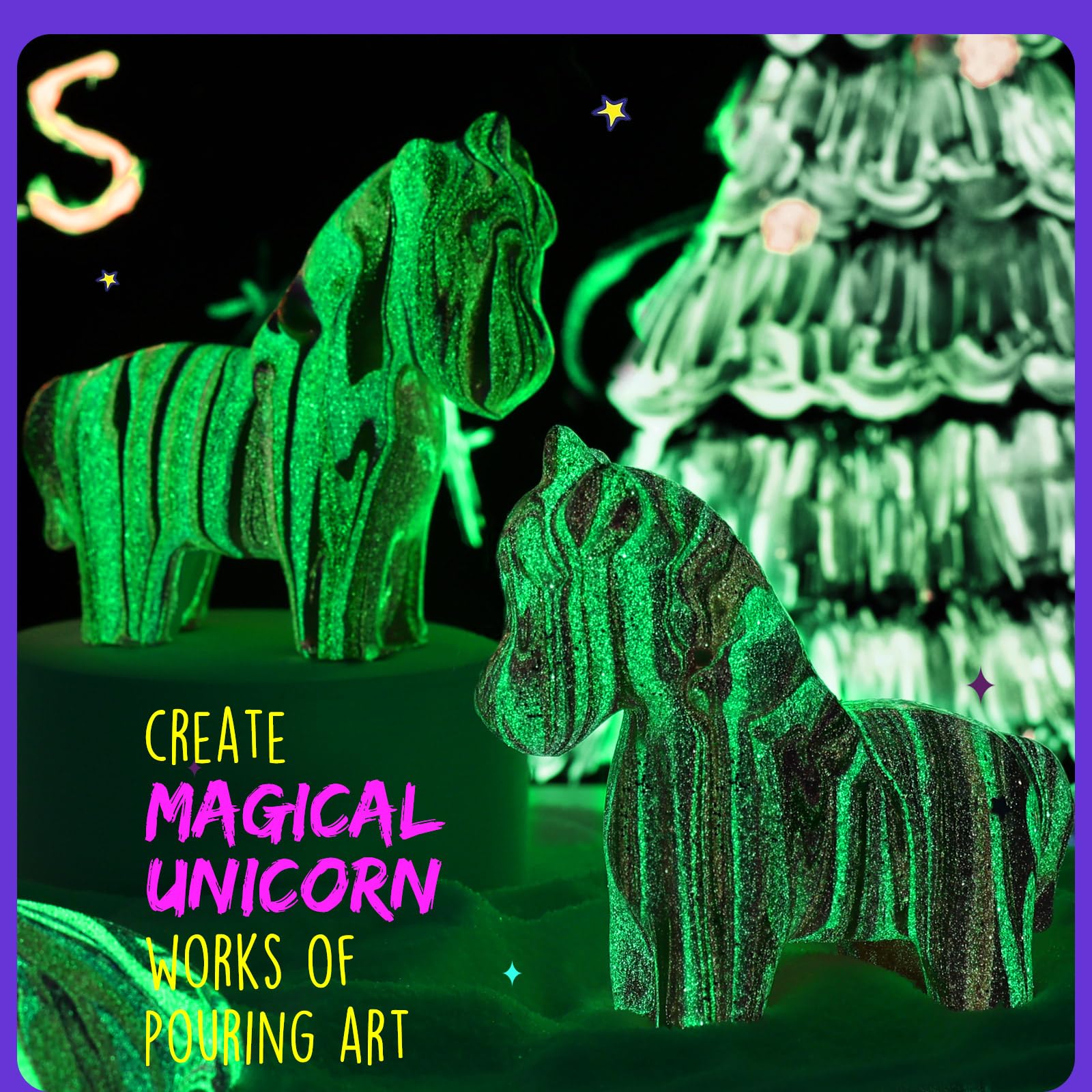 Foto 6 | Kit De Pintura Con Forma De Unicornios Laoese Para Niños De 6 A 12 Años - Venta Internacional.