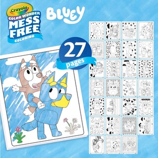 Foto 2 | Kit De Actividades Crayola Color Wonder Bluey, Sin Problemas, 3 Años O Más - Venta Internacional.
