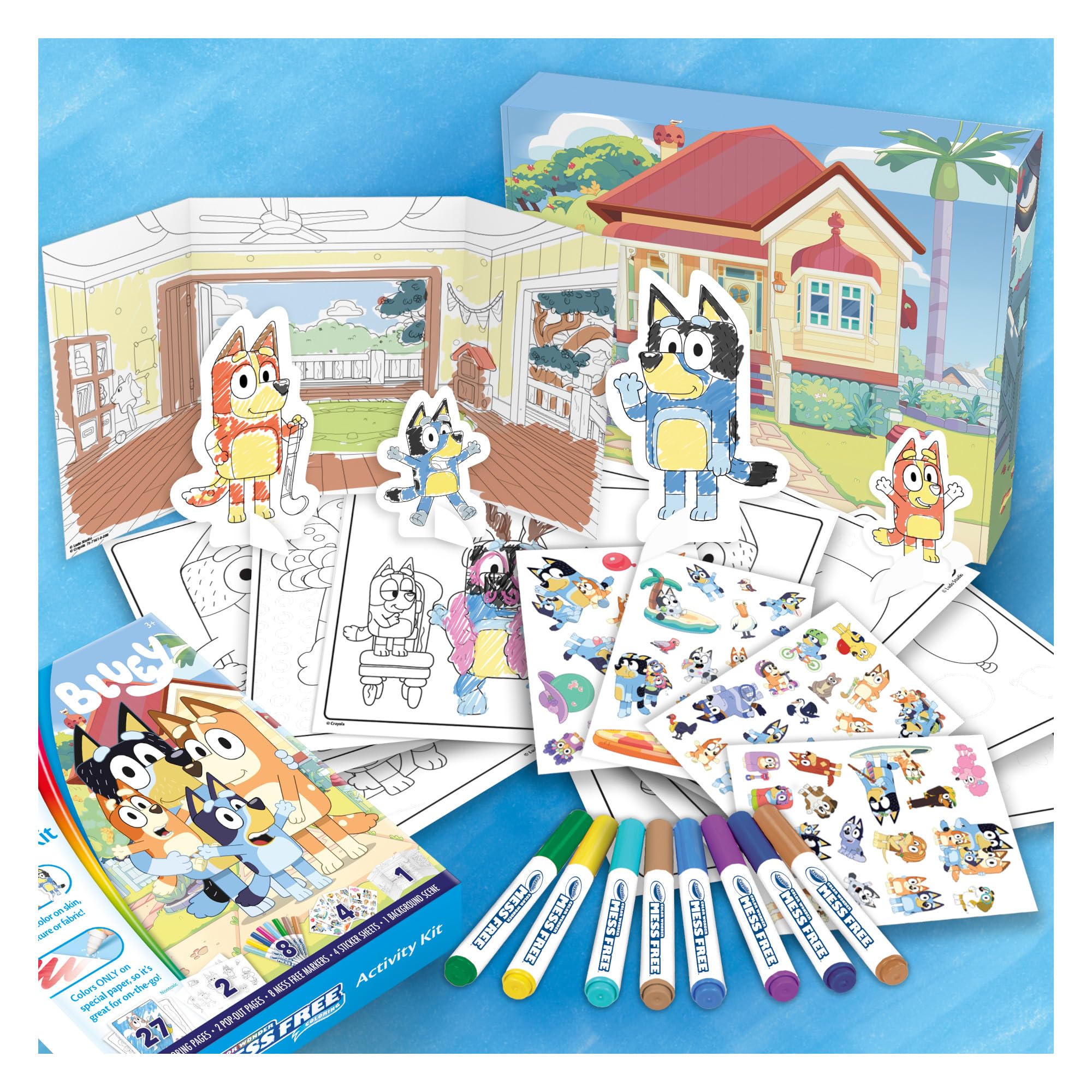 Foto 6 pulgar | Kit De Actividades Crayola Color Wonder Bluey, Sin Problemas, 3 Años O Más - Venta Internacional.
