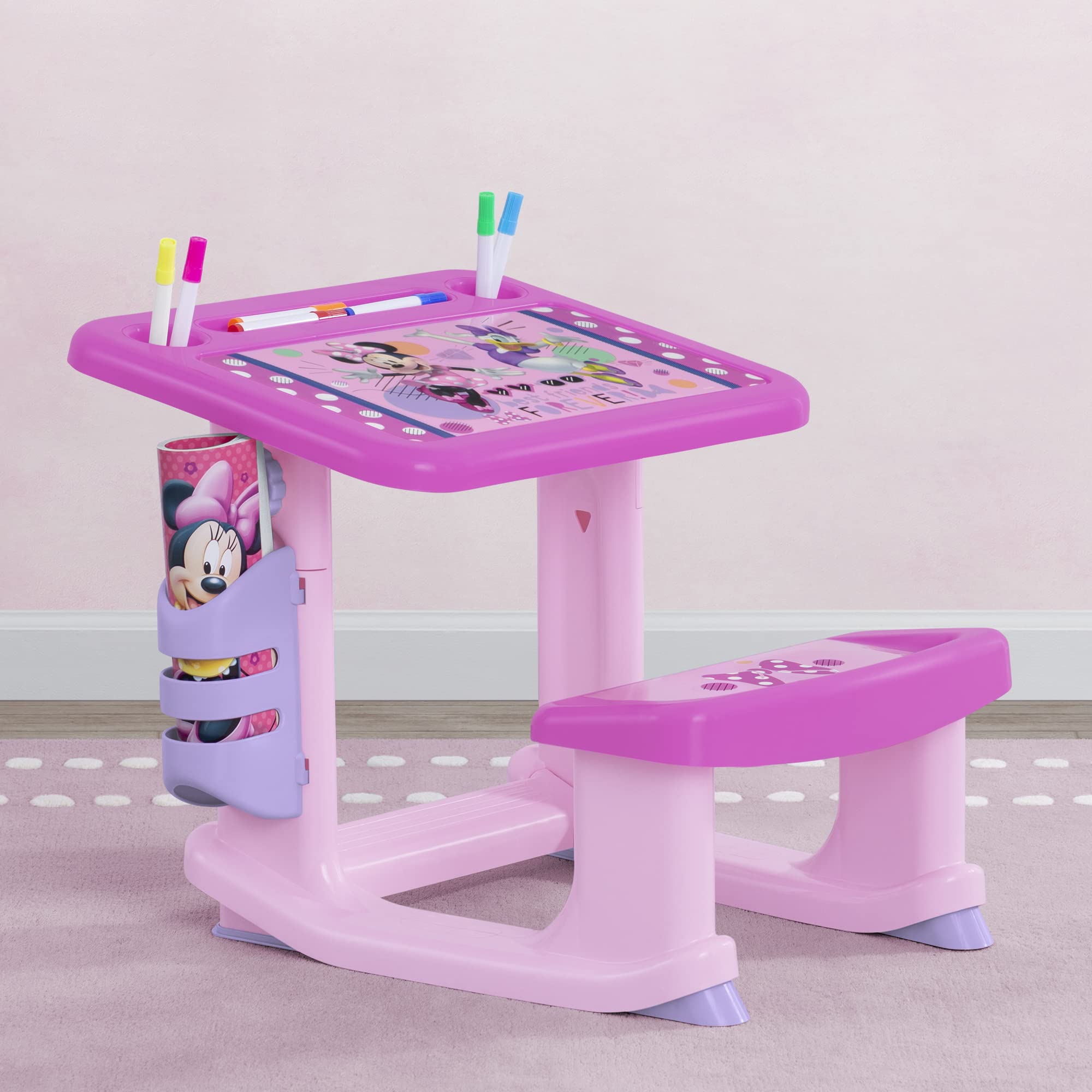 Foto 2 | Escritorio Delta Children Disney Minnie Mouse Con 10 Rotuladores - Venta Internacional.