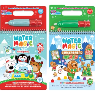 Foto 1 | Libros De Actividades Scentco Water Magic Con Brochas Perfumadas, Paquete De 2 - Venta Internacional.