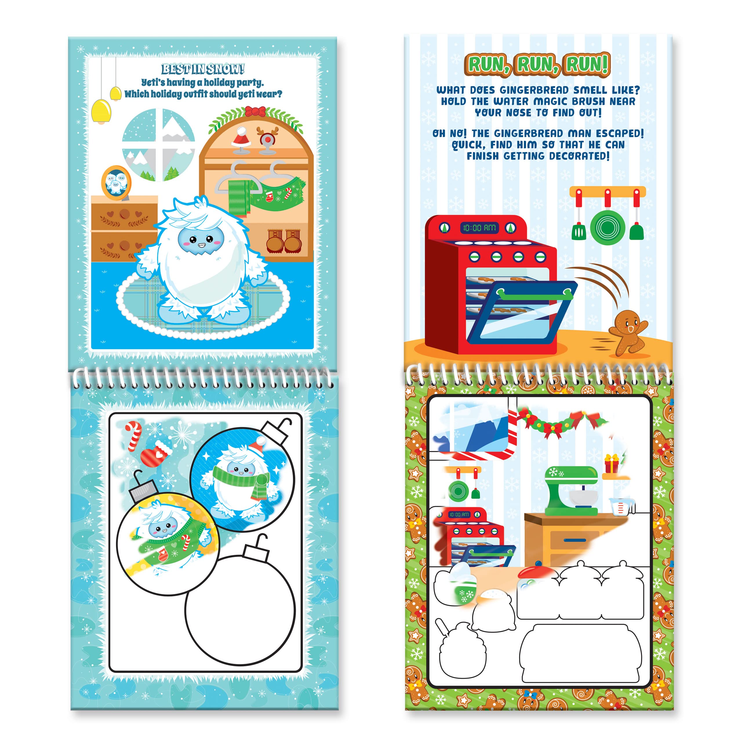 Foto 7 | Libros De Actividades Scentco Water Magic Con Brochas Perfumadas, Paquete De 2 - Venta Internacional.