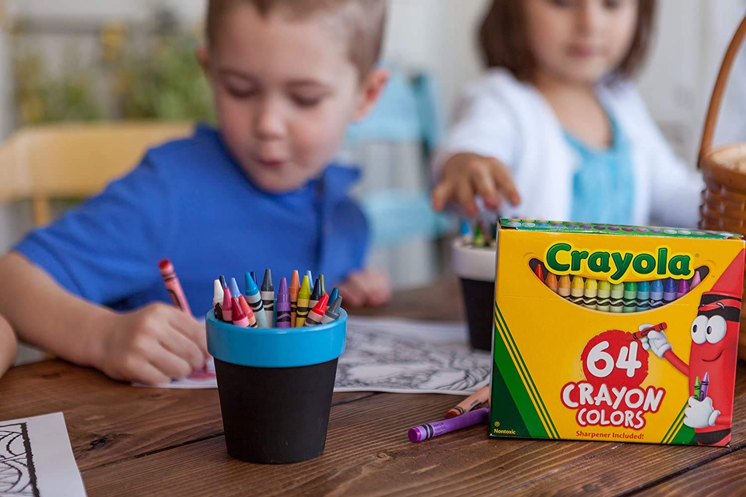 Foto 4 pulgar | Crayola, Paquete De 64 Crayones Con Sacapuntas - Venta Internacional.
