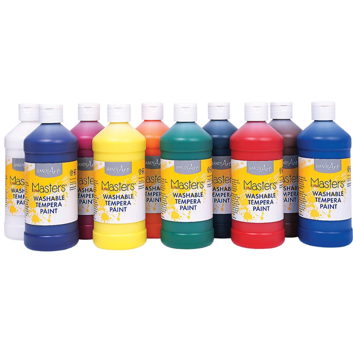 Set De Pintura Al Temple Fun Express, Lavable, 10 Colores Brillantes, 480 Ml - Venta Internacional.