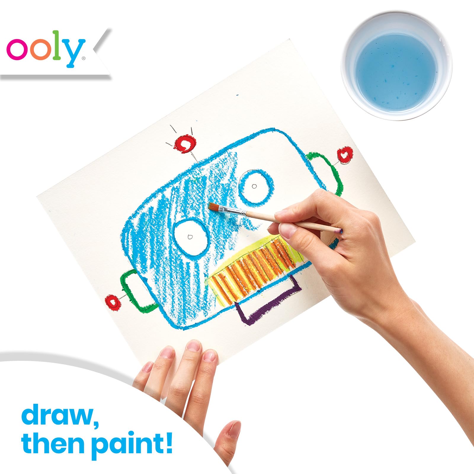 Foto 4 pulgar | Set De Crayones De Gel Ooly Smooth Stix 24 Watercolor Rainbow Con Brocha - Venta Internacional.