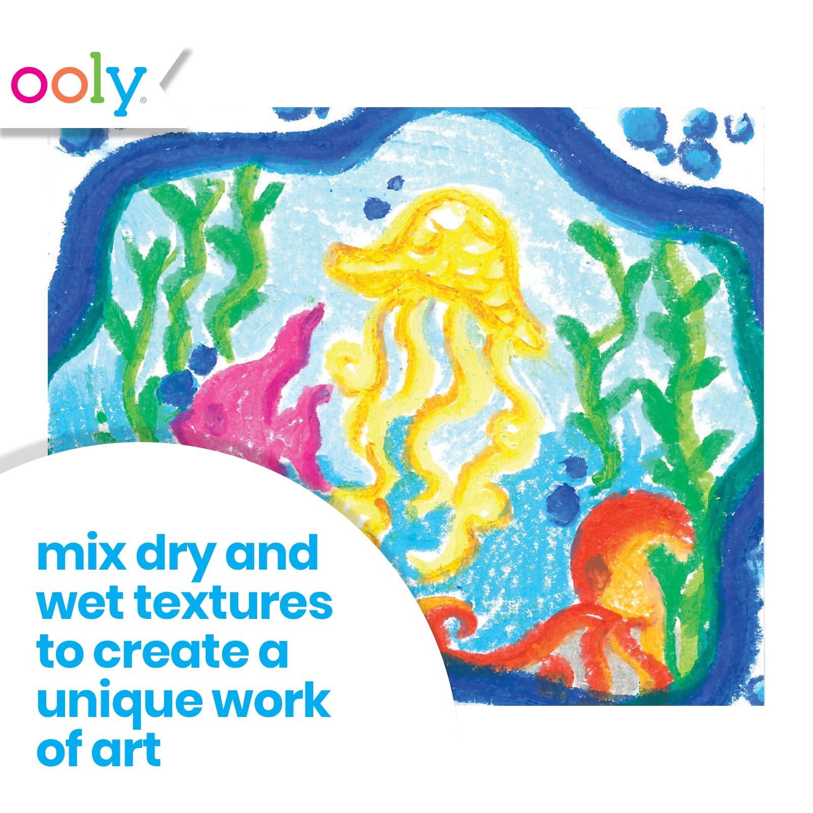 Foto 6 pulgar | Set De Crayones De Gel Ooly Smooth Stix 24 Watercolor Rainbow Con Brocha - Venta Internacional.