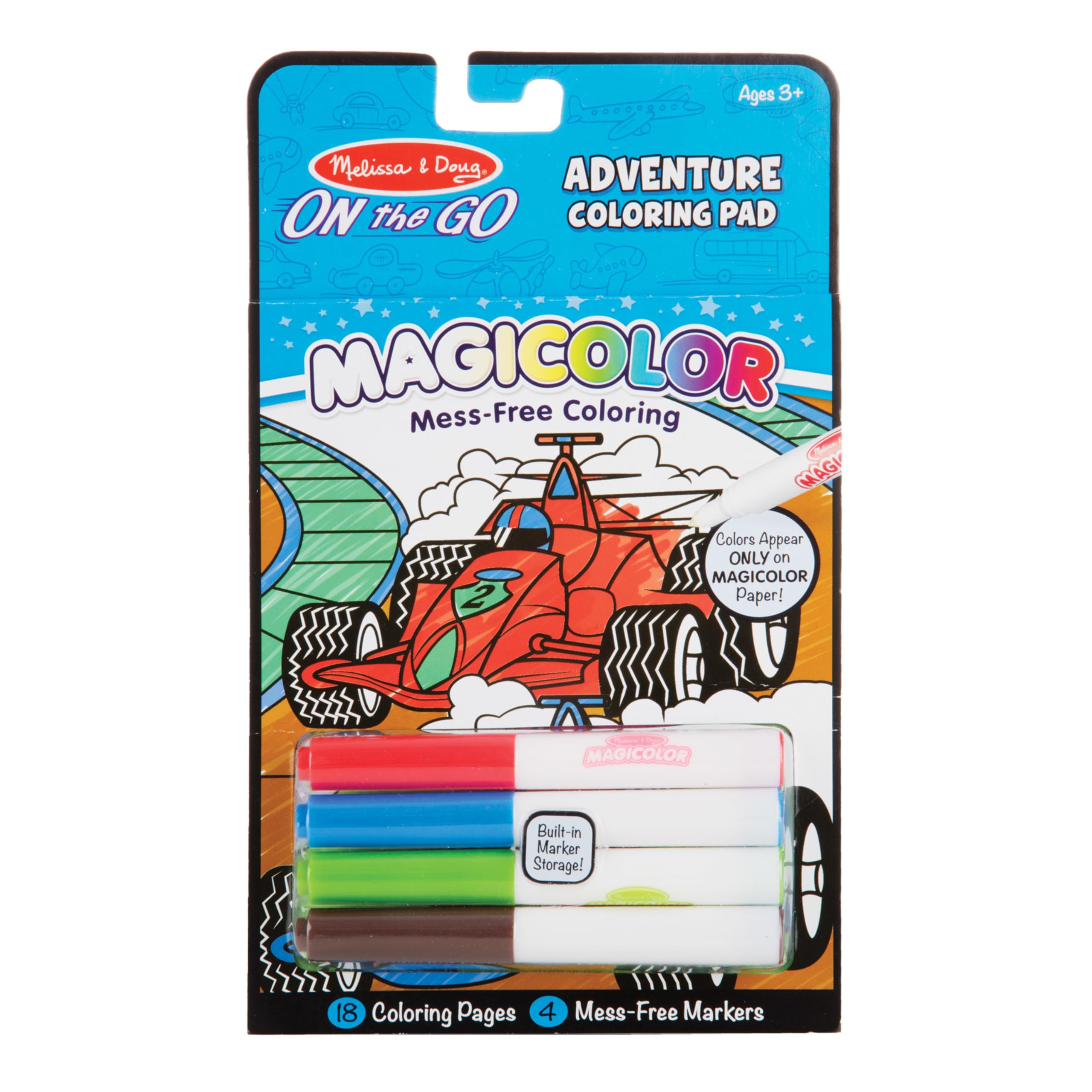 Bloc Para Colorear Melissa & Doug On The Go Magicolor Adventure - Venta Internacional.