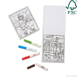 Foto 6 | Bloc Para Colorear Melissa & Doug On The Go Magicolor Adventure - Venta Internacional.