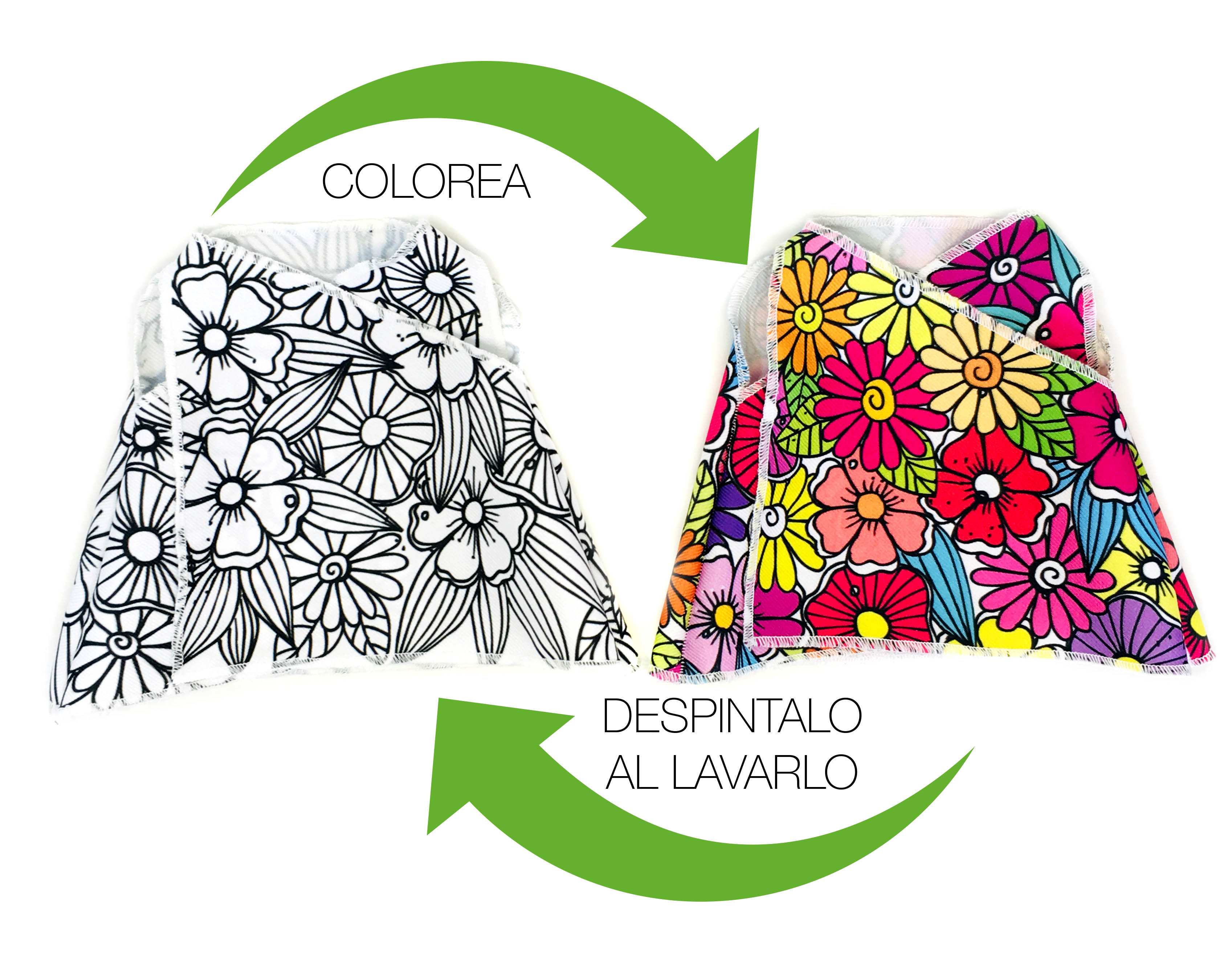 Foto 2 | Conejo De Peluche Mandala 3 Vestidos Lavables Altus  Peluche Blanco Con Plumones Juguete Educativo