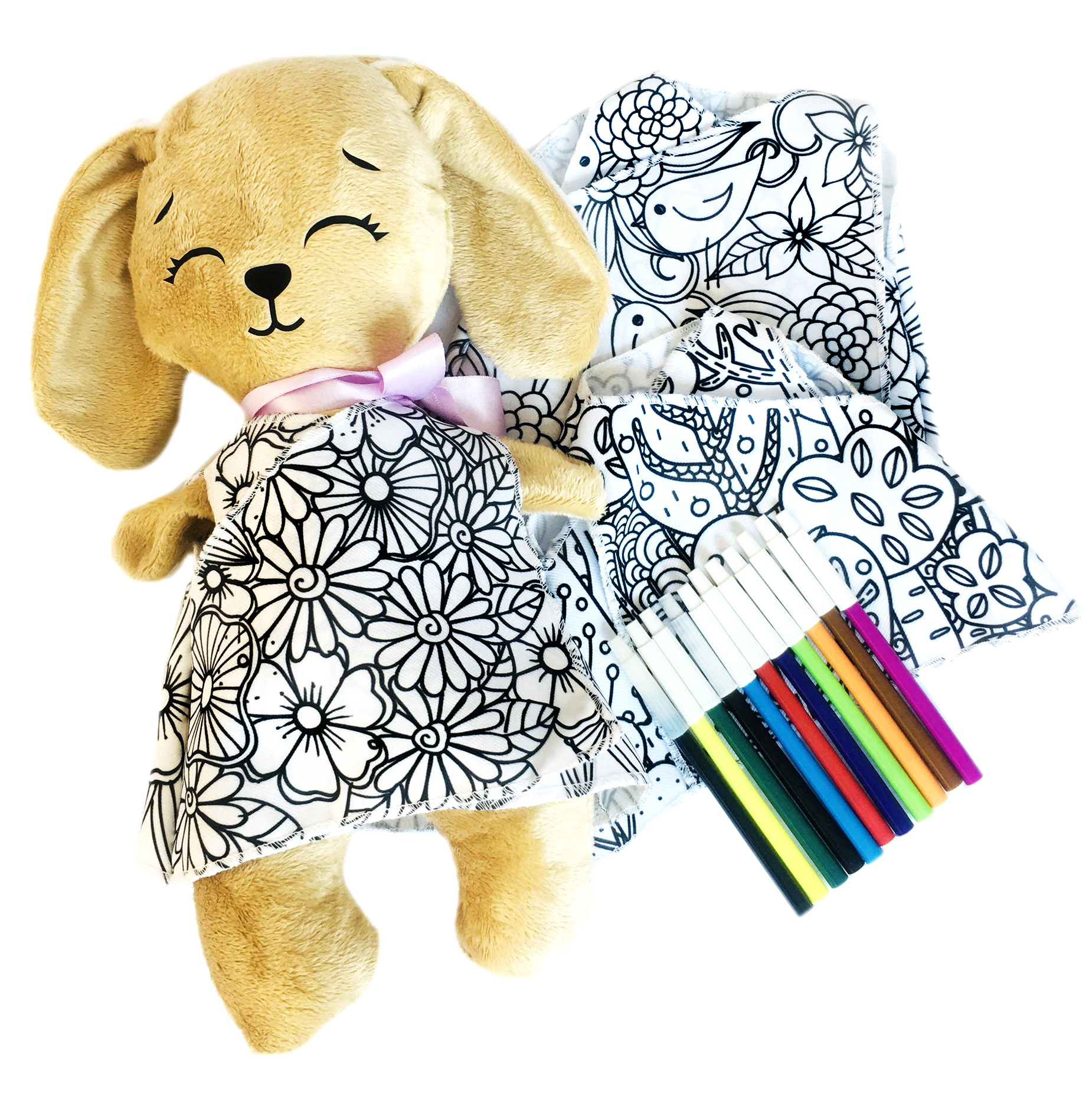 Foto 4 pulgar | Conejo De Peluche Mandala 3 Vestidos Lavables Altus  Peluche Café Con Plumones Juguete Educativo