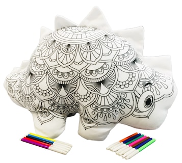 Foto 3 | Dinosaurio 3d Mandala Lavable Altus Estegosaurio De Peluche Con Plumones Juguete Educativo