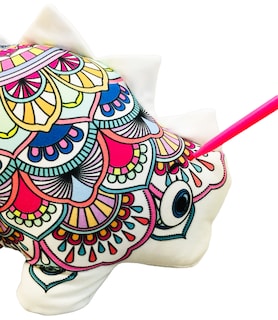 Foto 4 | Dinosaurio 3d Mandala Lavable Altus Estegosaurio De Peluche Con Plumones Juguete Educativo