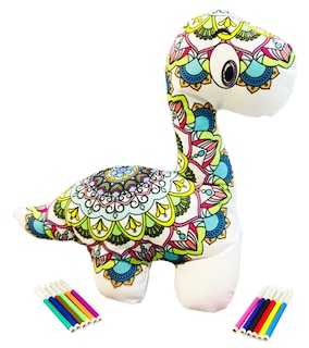 Foto 1 | Dinosaurio 3d Mandala Lavable Altus Cuello Largo De Peluche Con Plumones Juguete Educativo